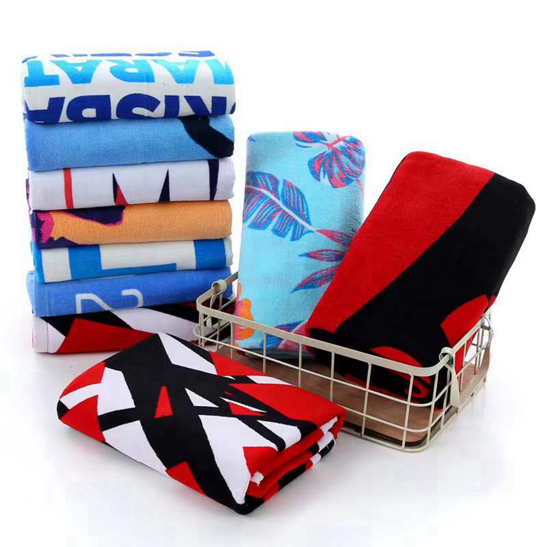 Sand Protection Microfiber Beach Towel For Adults 2