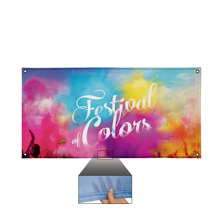 4' x 8' 9 oz. Mesh Vinyl Banner Single-Sided 4