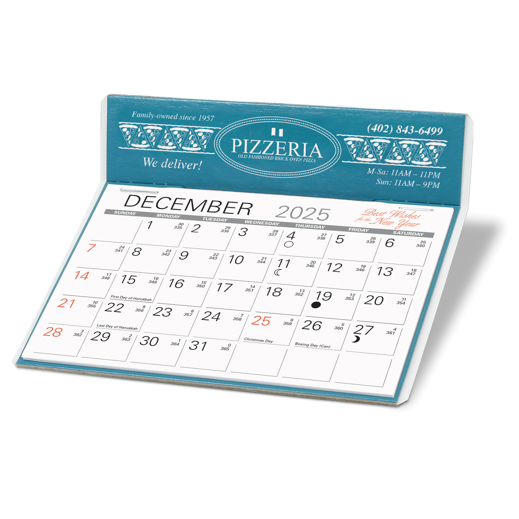 Charter Desk Calendar 6