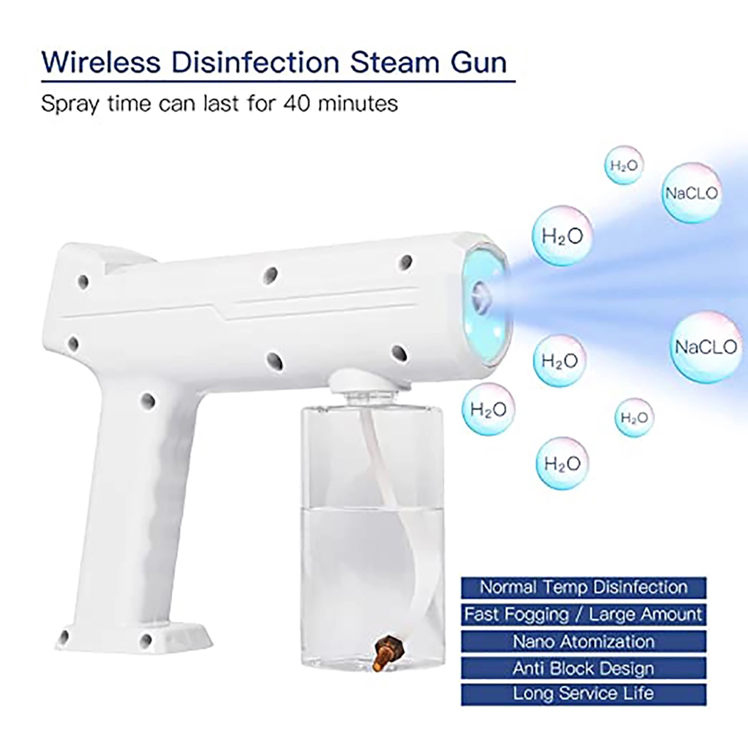 Portable Uv Disinfection Mist Sprayer Gun 3