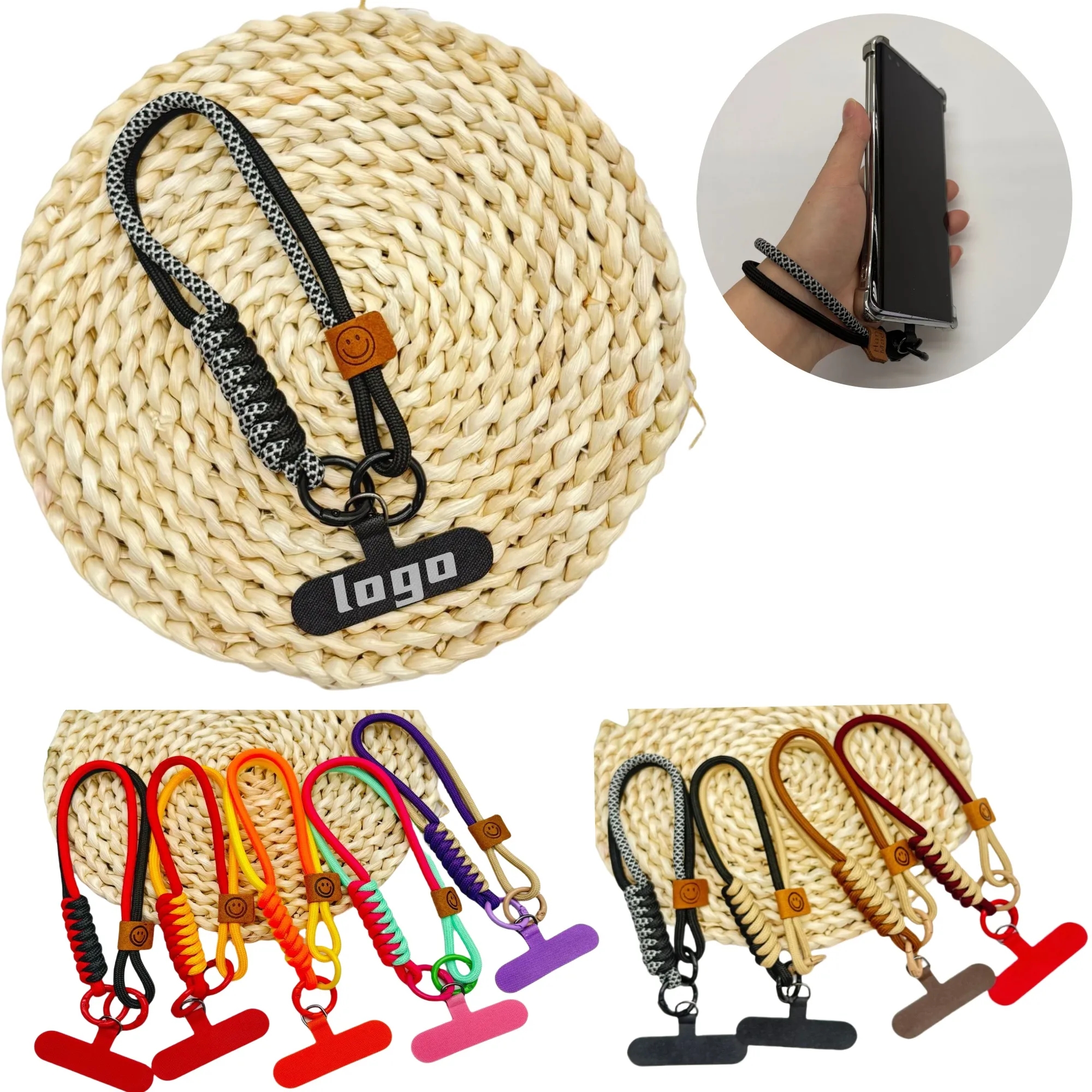 Woven Mobile Lanyard Decorative Pendant Corporate Promo