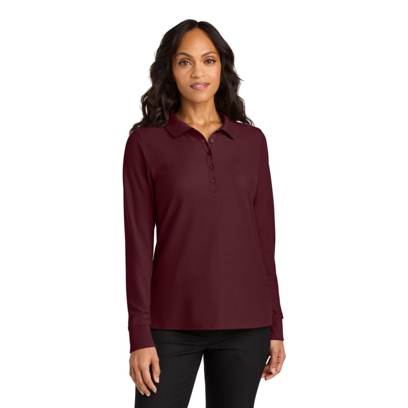 Port Authority Women's Wearever Signature Pique Long Sleeve Polo 19