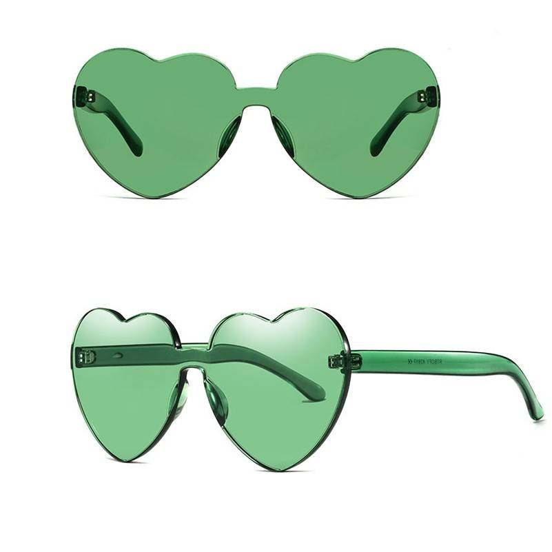 Rimless Heart Shape Sunglasses 4