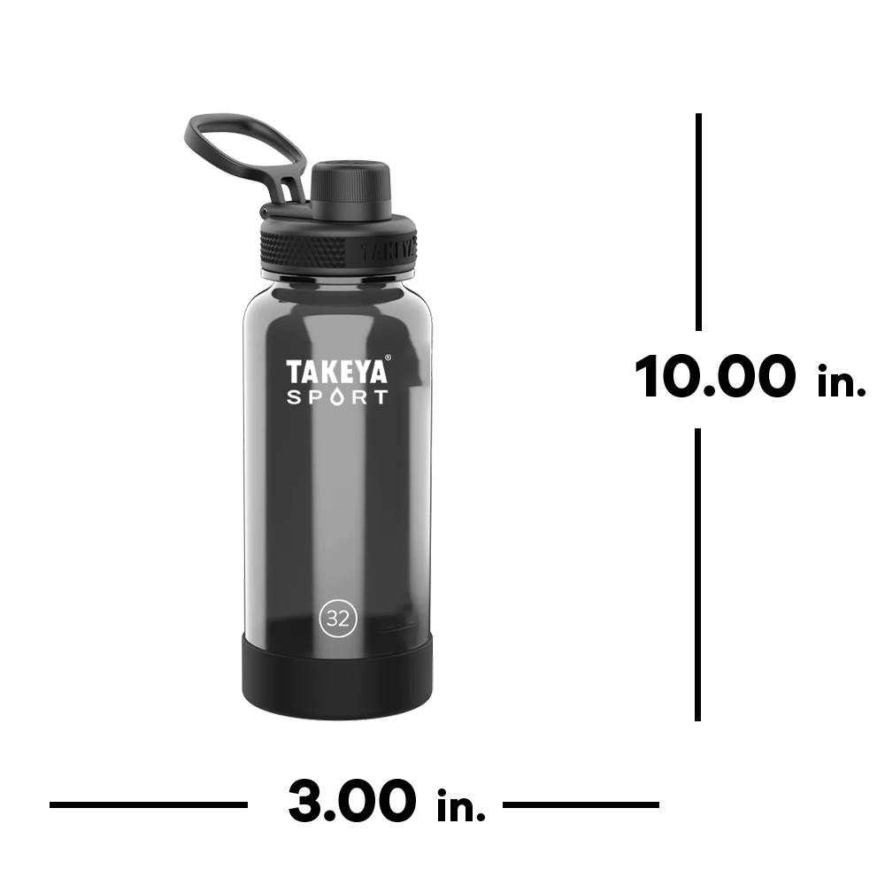 Takeya 32 oz Tritan Sport Water Bottle With Spout Lid 3