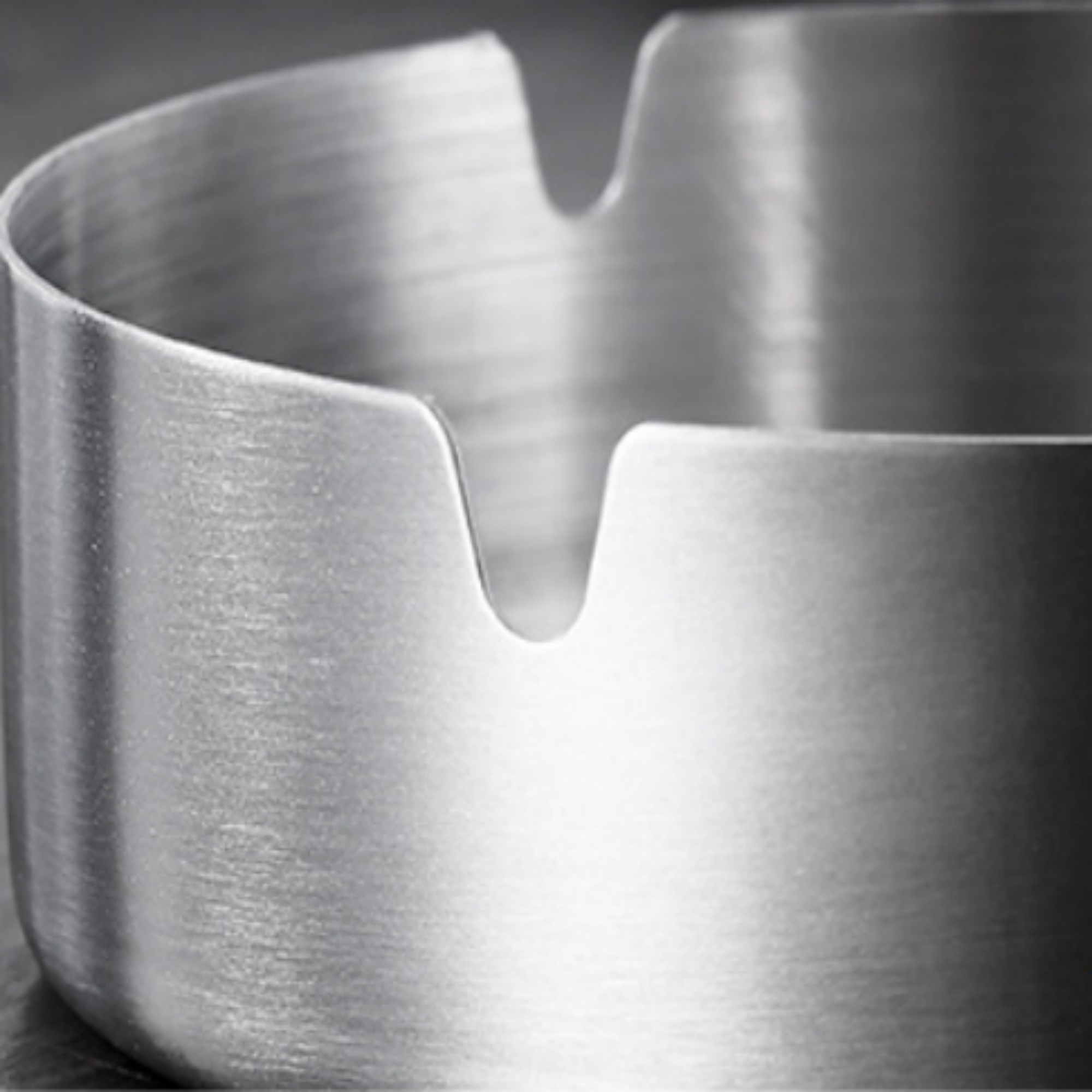 Stainless steel commercial minimalist advertising  ashtray 3