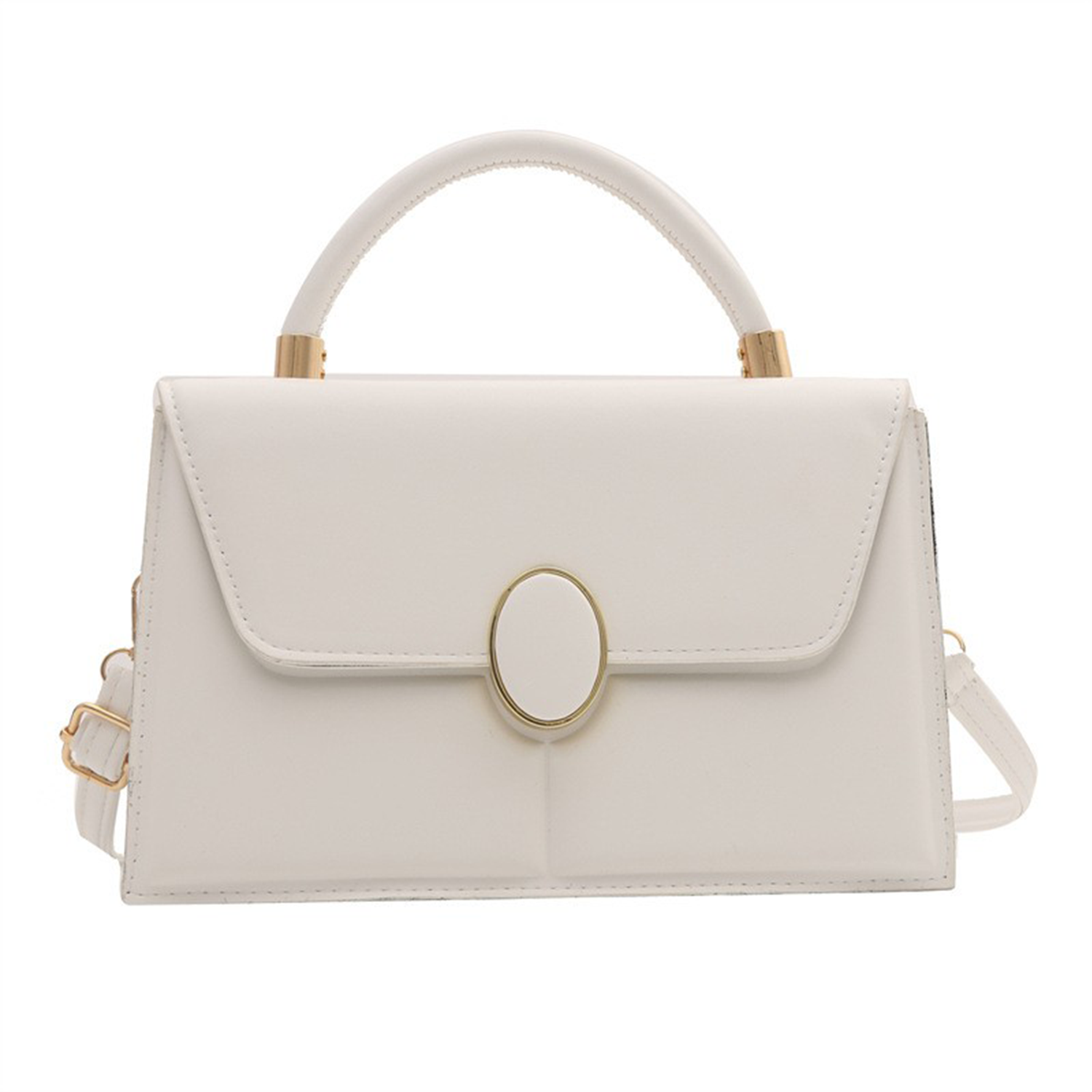 PU Leather Handheld Small Square Bag 7