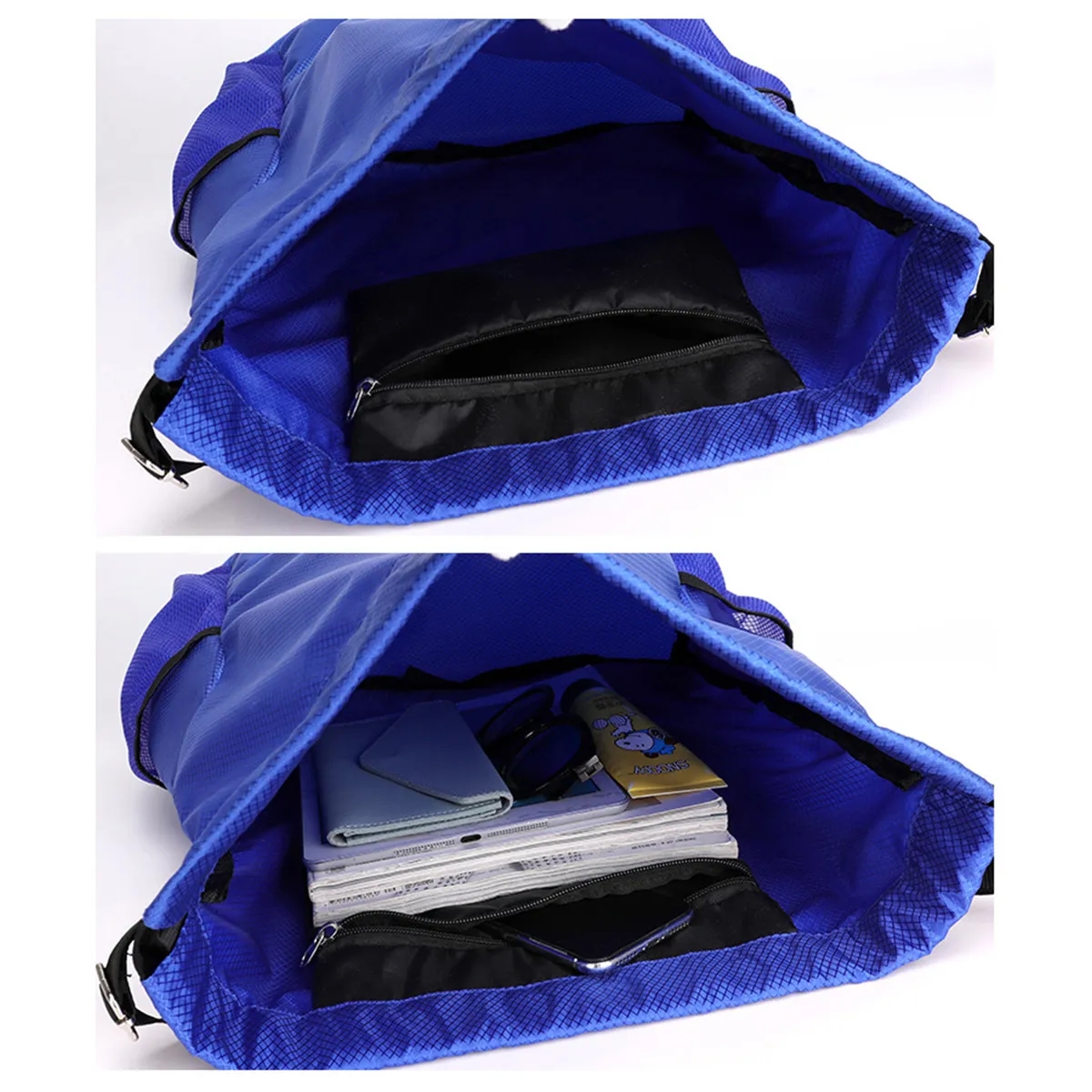 Custom Waterproof Oxford Drawstring Sports Bag 4