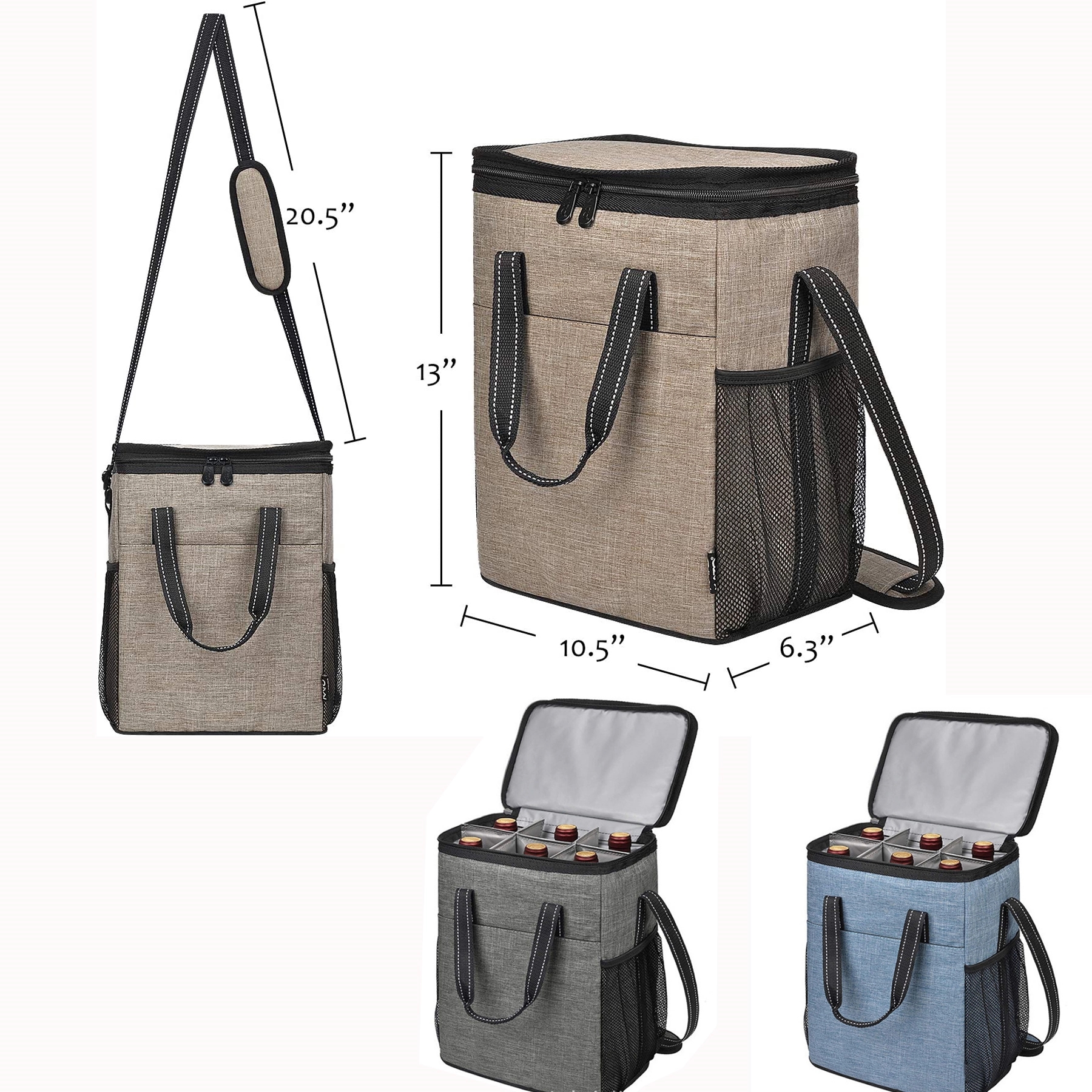 6 Bottle Wine Carrier 3