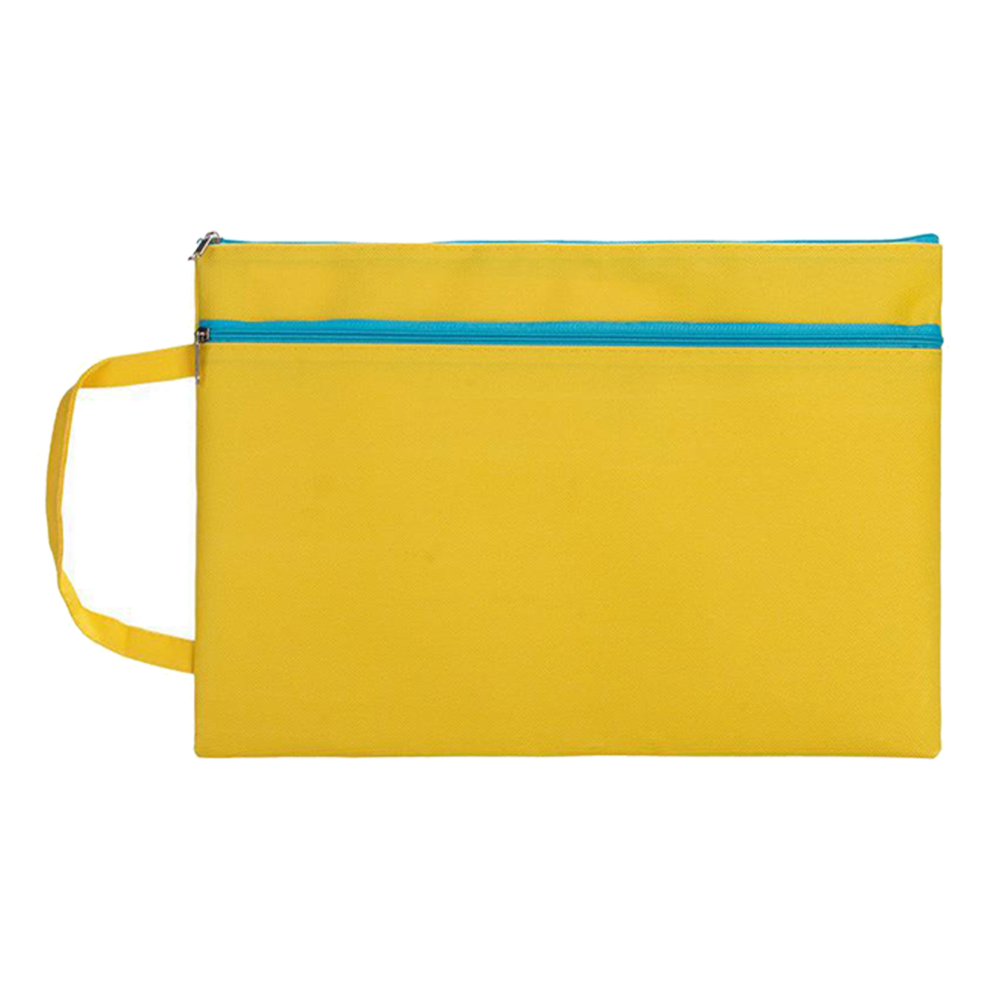 Colorful Canvas Dual-Zipper Document Bag, custom messenger bag with logo imprint 15