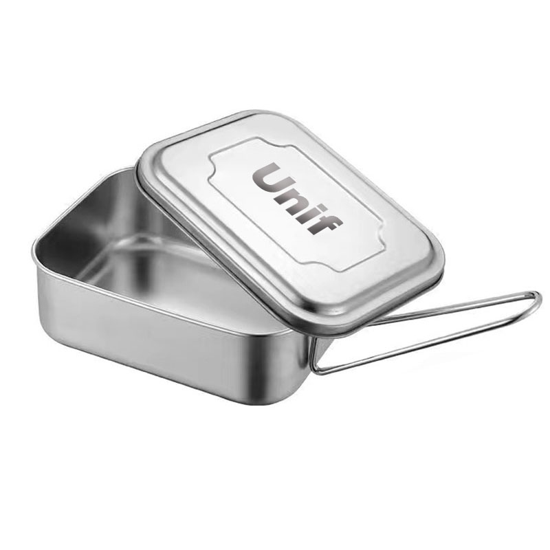 Square 304 Stainless Steel Bento Box Lunch Boxes 2