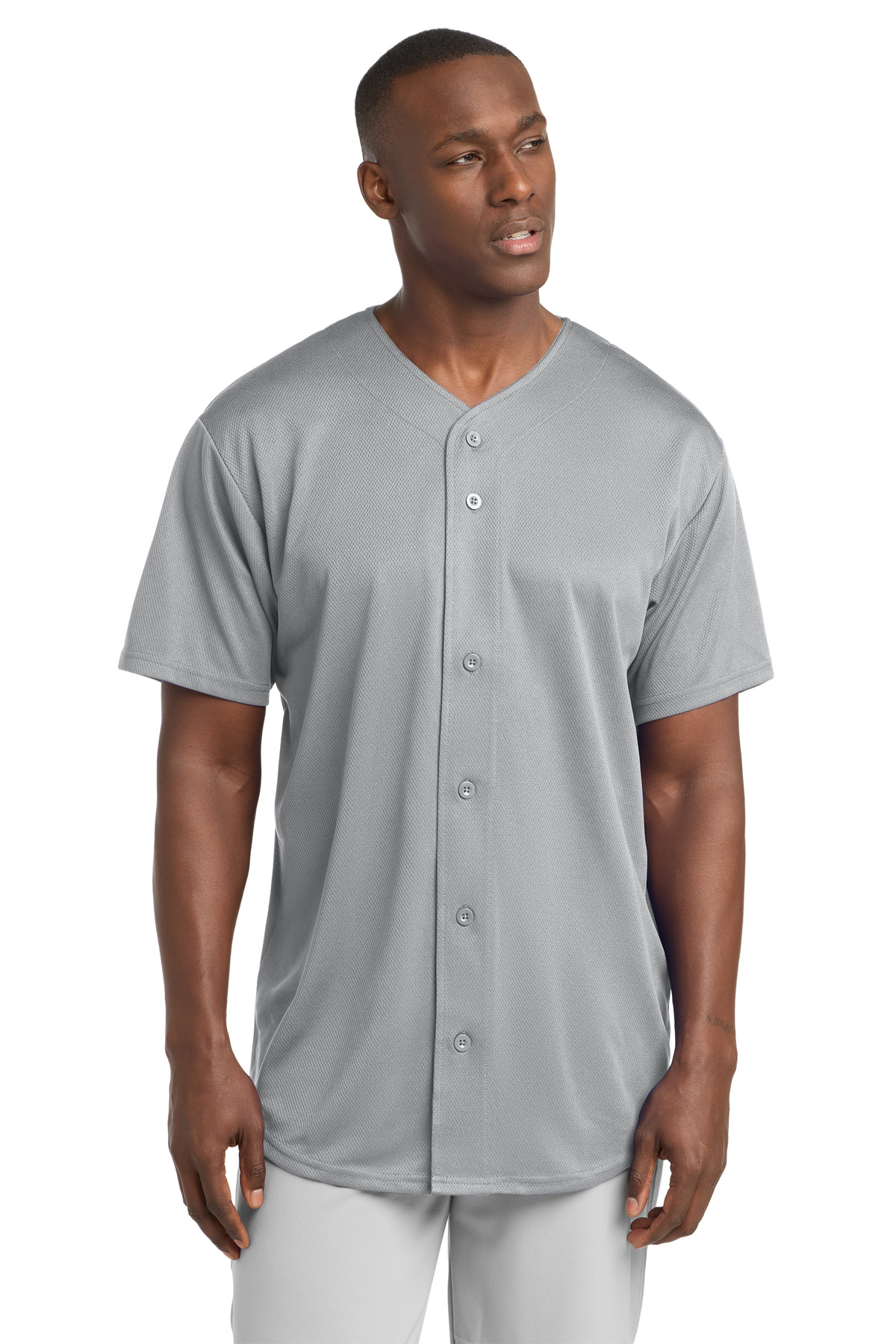 Sport-Tek PosiCharge Tough Mesh Full-Button Jersey. ST220 35