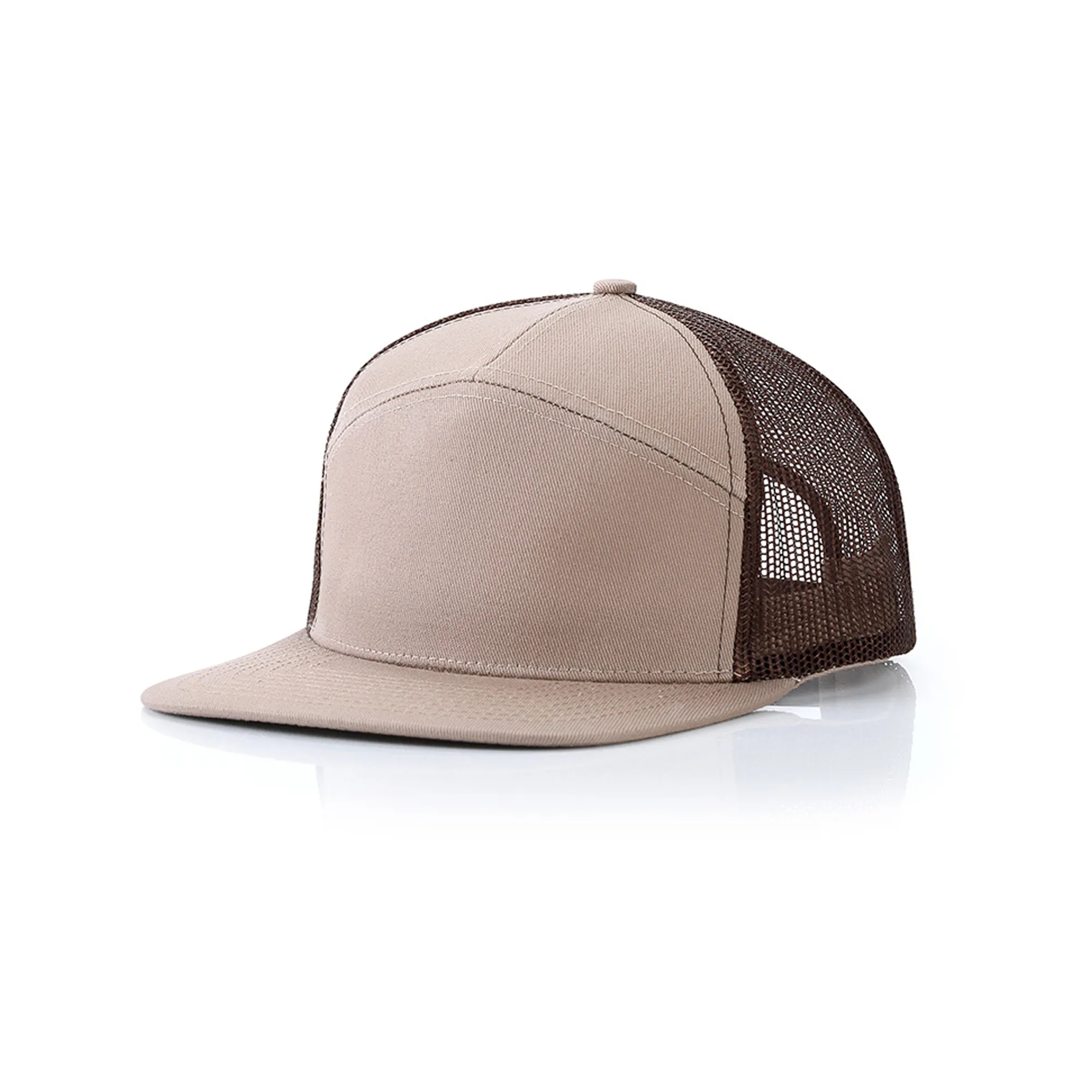 Flat Brim Mesh Breathable Baseball Cap MOQ 10PCS 5