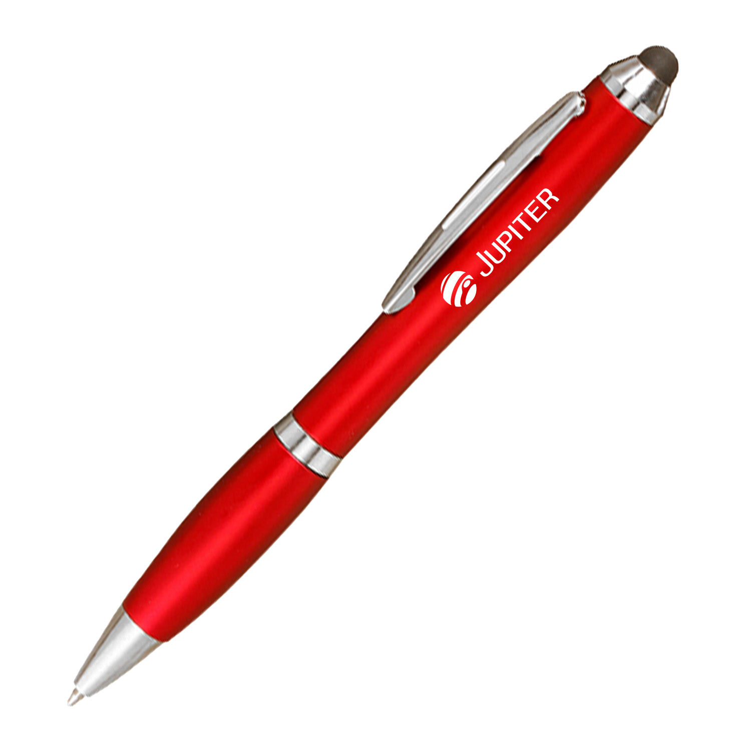 Clickable Stylus Plastic Ballpoint Pens 2