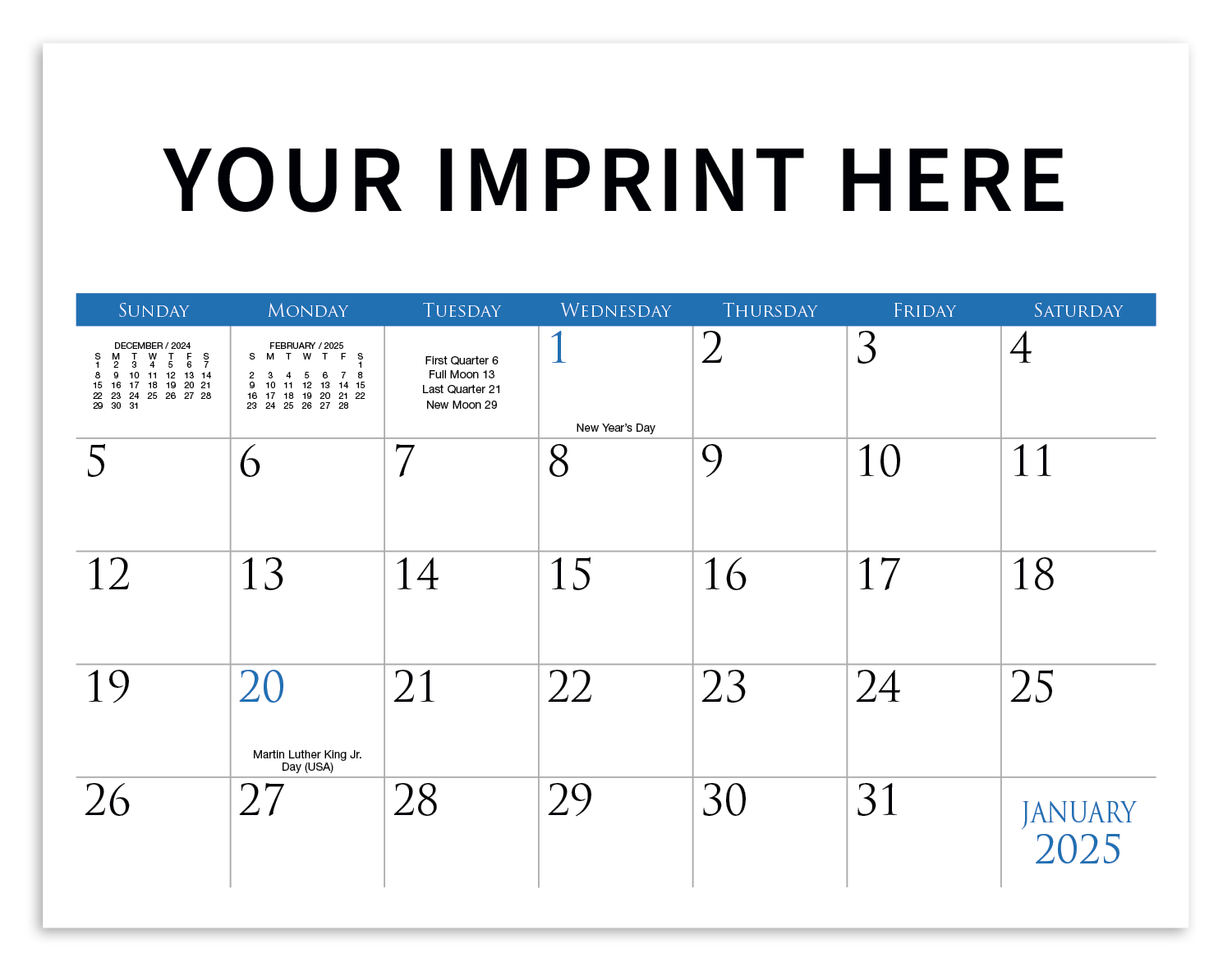 Triumph® Calendars Small Quantity Custom - Spiral Calendar 3