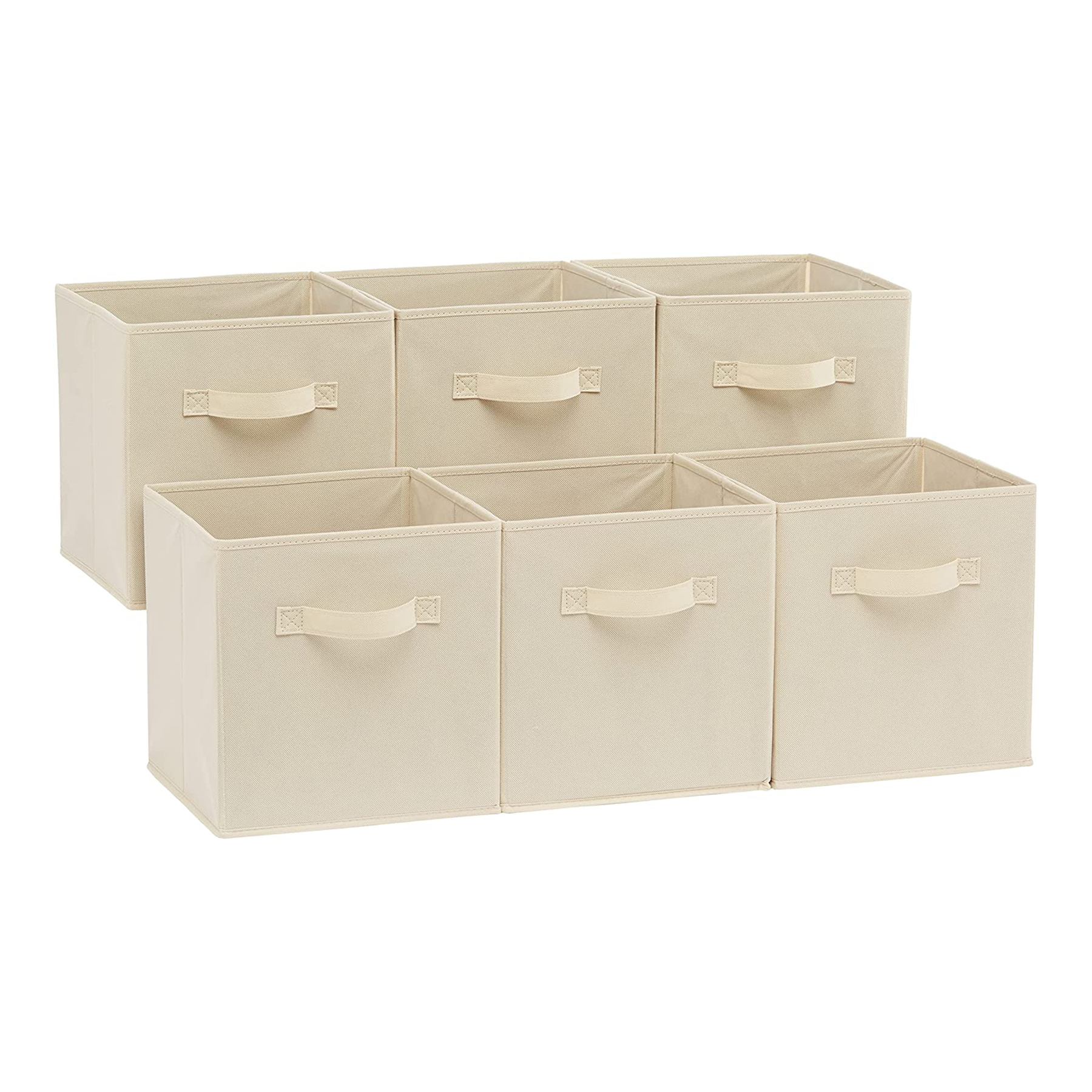 Basics Collapsible Fabric Storage Cubes Organizer 2