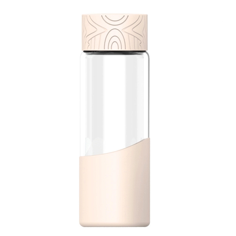 Custom 12 oz High-strength Borosilicate Glass Water Bottle 3