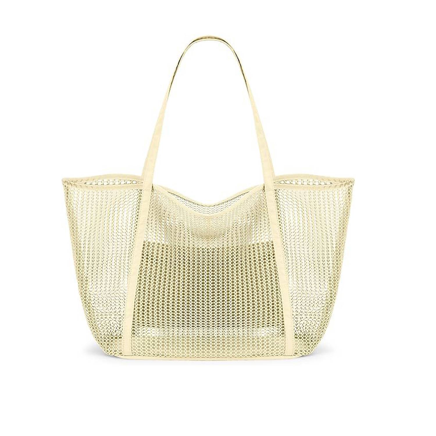 Ladies' Toiletries Clothing Mesh Single Shoulder Tote Bag 3