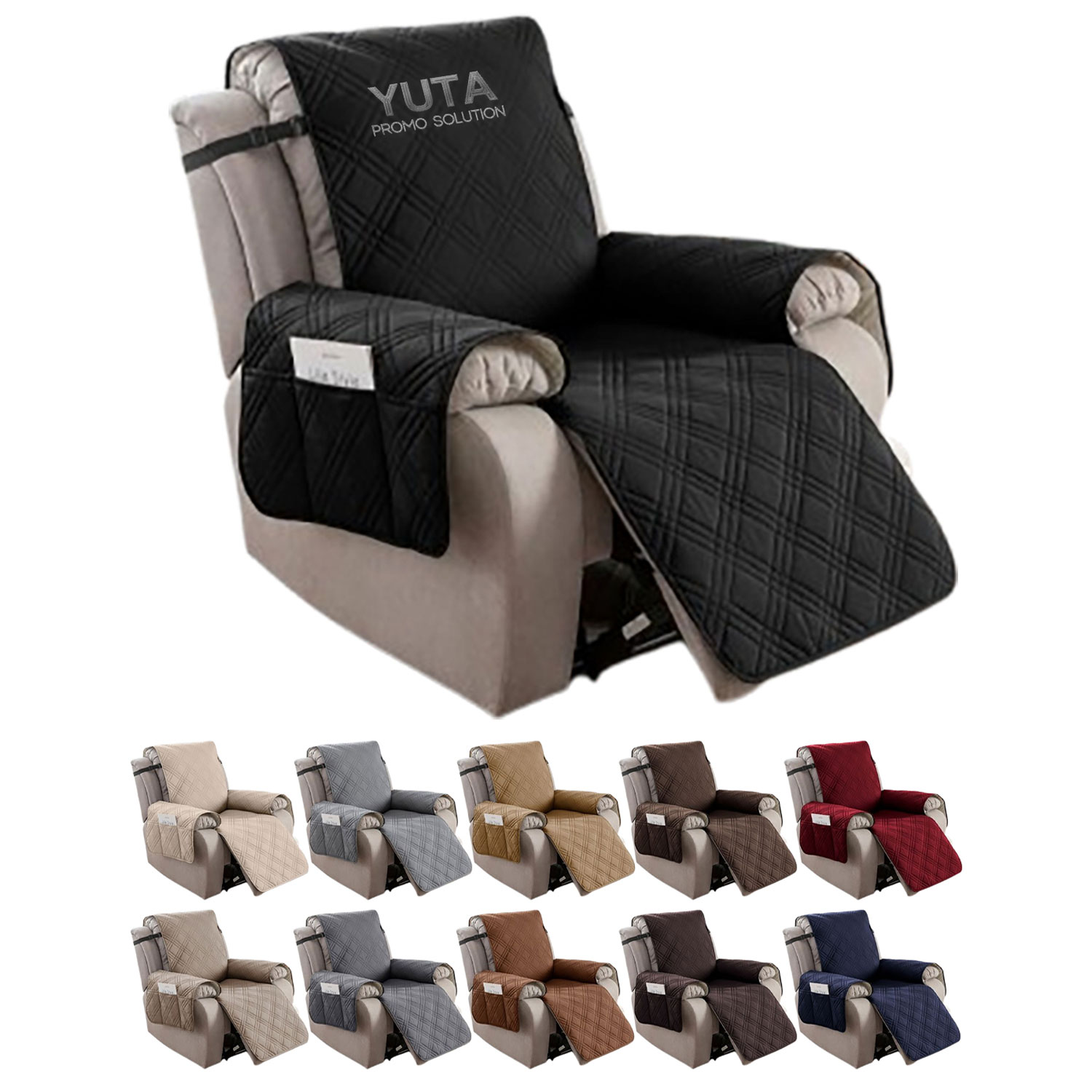 Waterproof Lounge Chair Cover w/ Pocket 1
