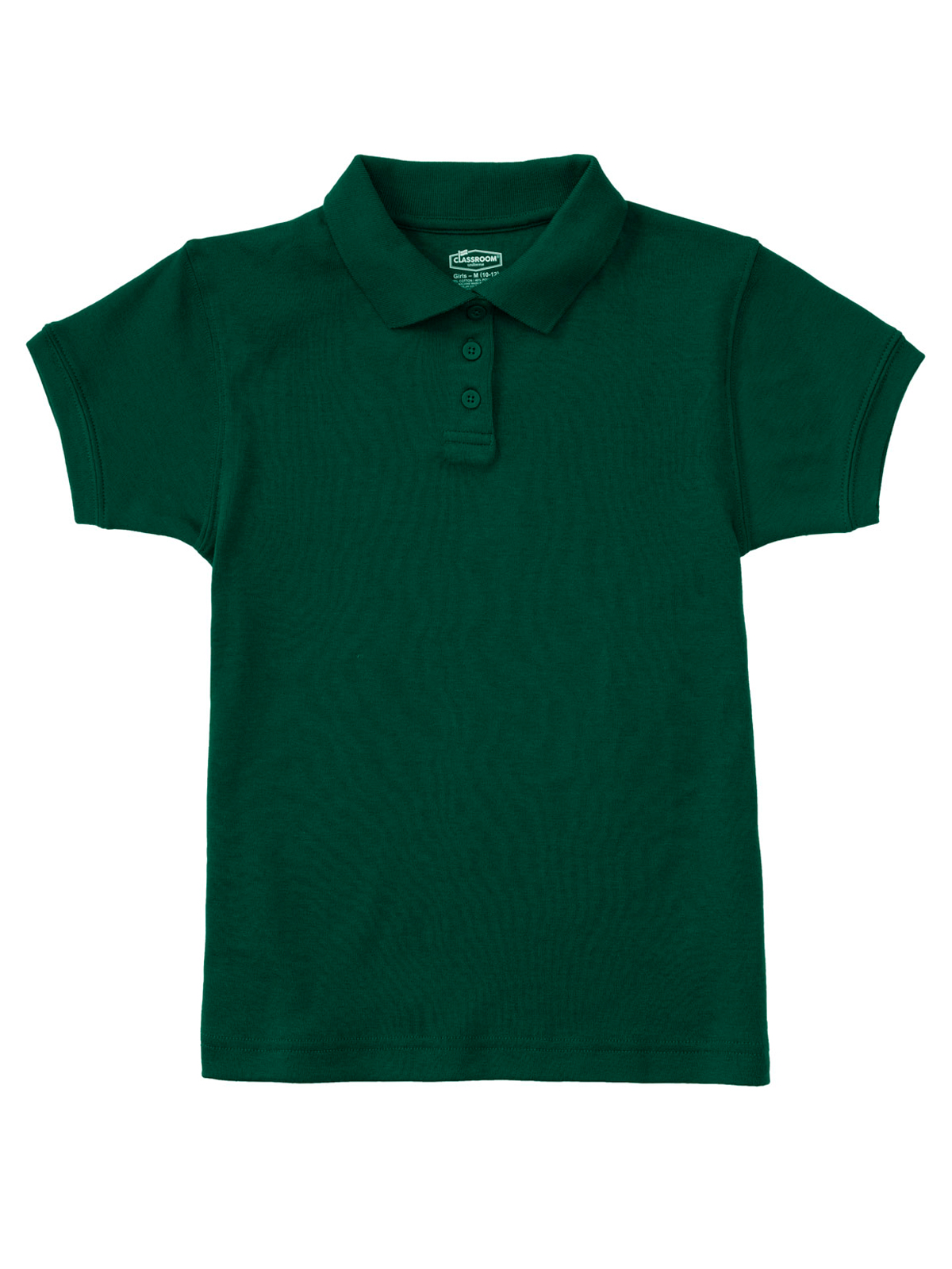 Classroom Uniforms - Junior Girls' Short Sleeve Fitted Interlock Polo 7