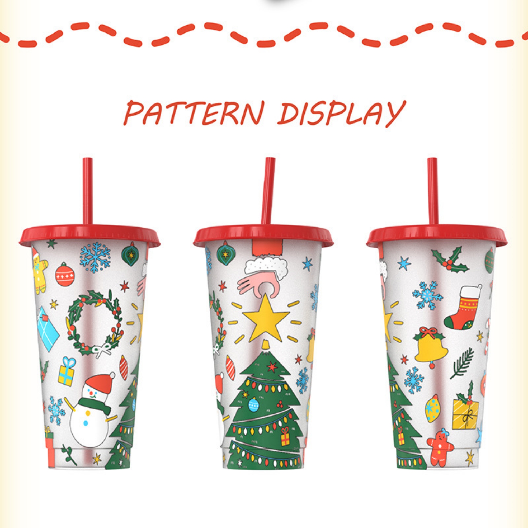 Christmas Color Changing Cups 4