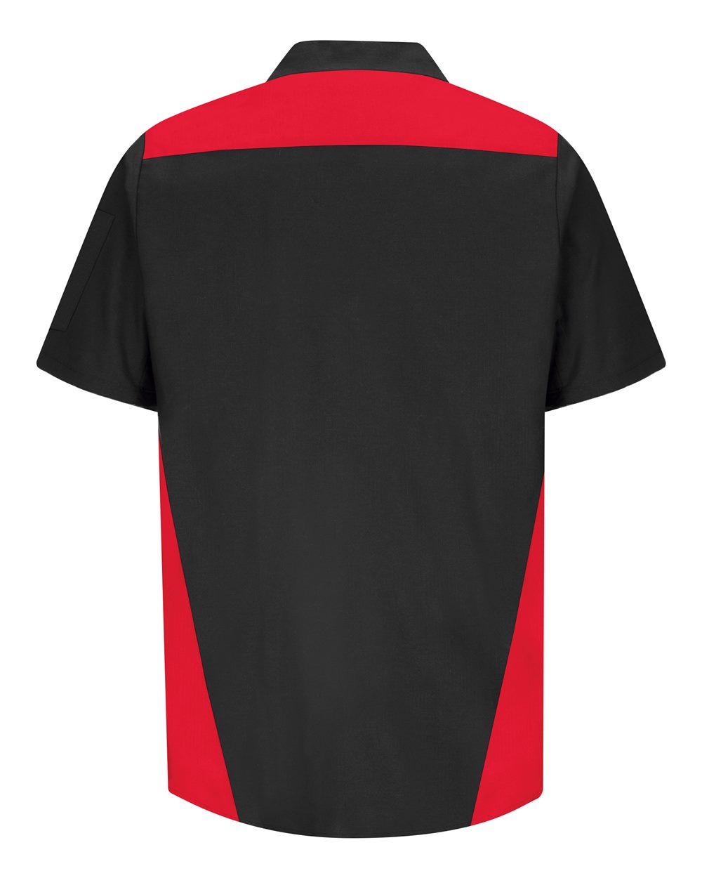 Tri-Color Short Sleeve Shop Shirt