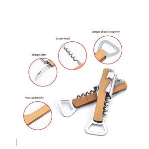 Bamboo 4-In-1 Waiter'S Knife 1