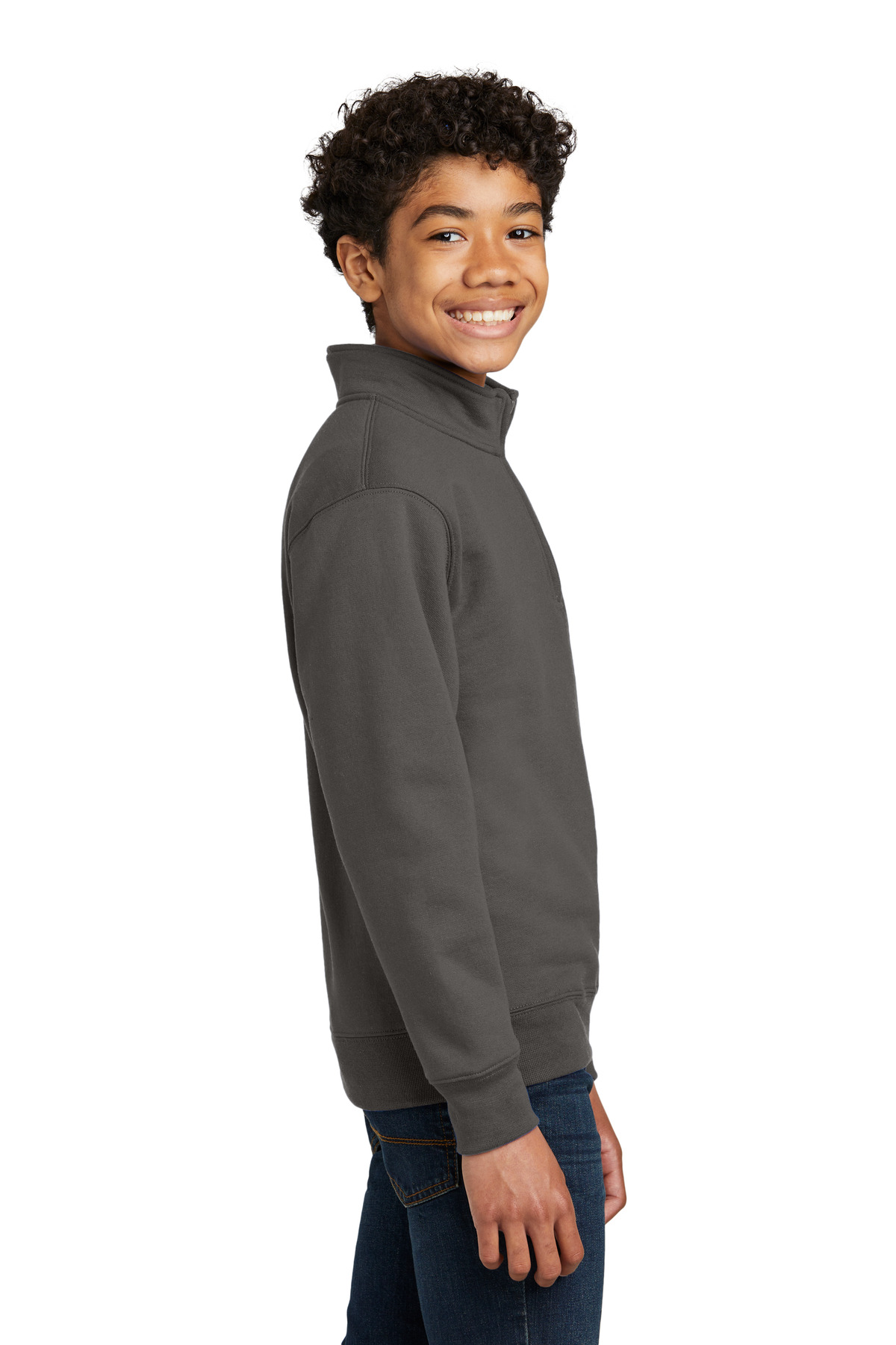 Port & Company® Youth Core Fleece 1/4-Zip Pullover Sweatshirt 6