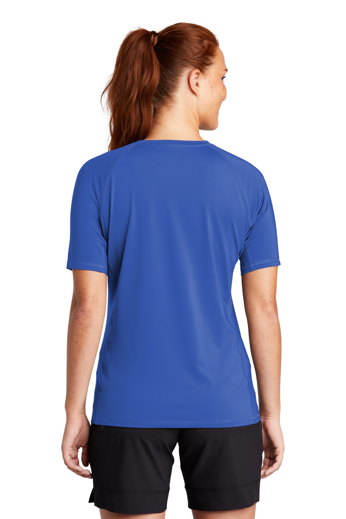 Sport-Tek Women's Rashguard Tee. LST470 4