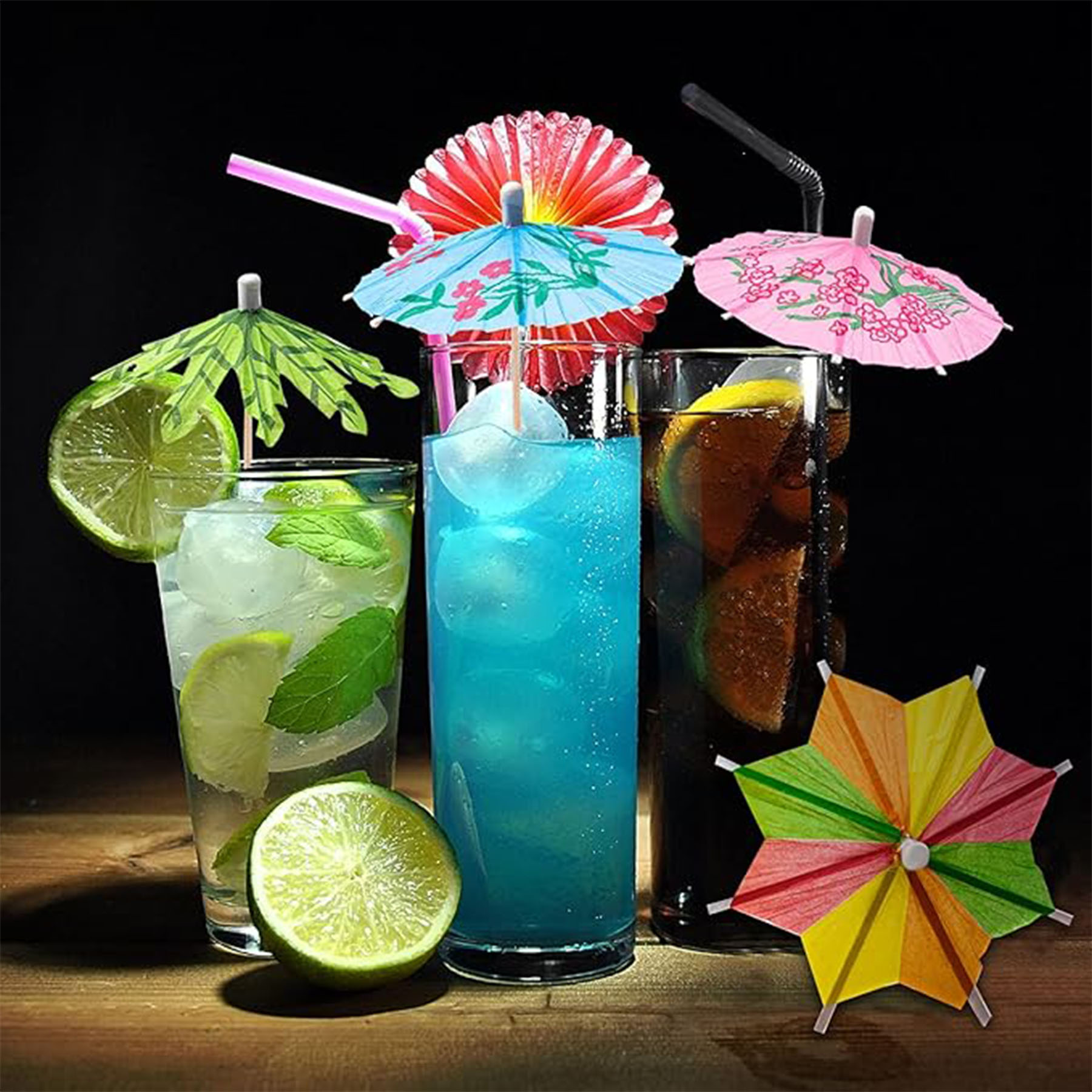 Personalized 4-Inch Cocktail Umbrella Picks 6