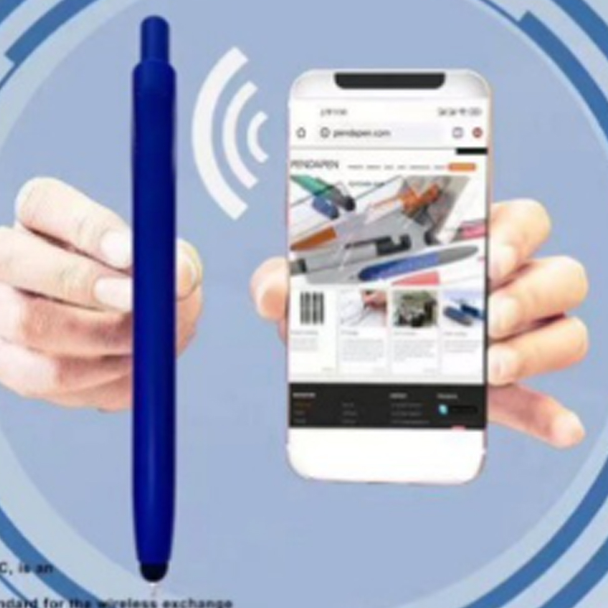 Stylus Ballpoint Pen with Metal Clip and Custom Logo 4