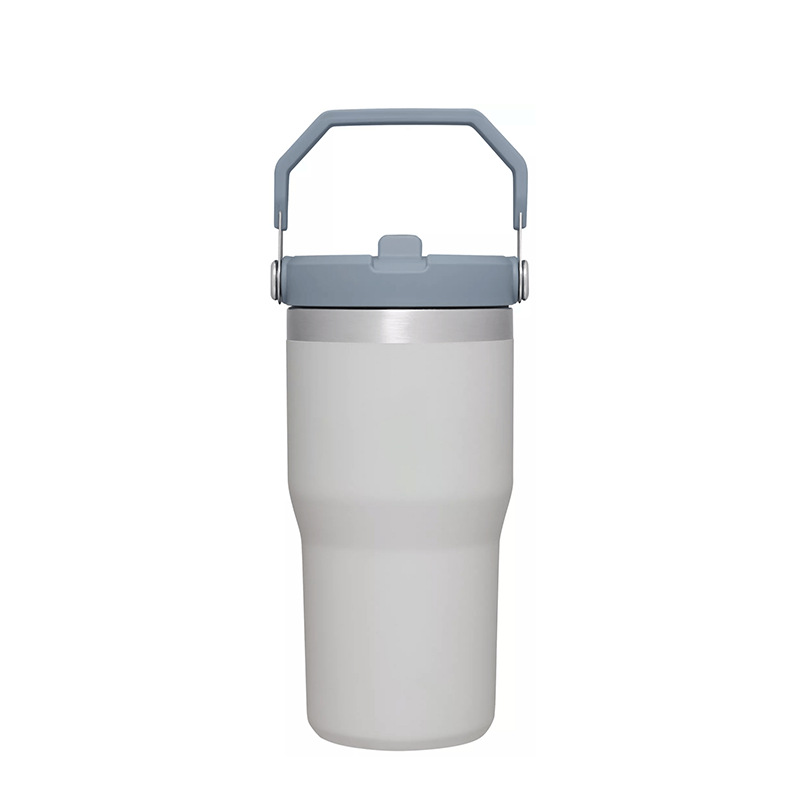 20 Oz Vacuum Flip Straw Tumbler (Silk-screen / Laser Engraved) 12
