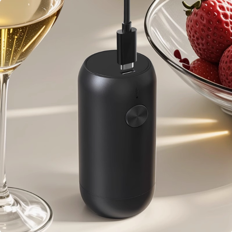 Electric Wine Saver & Preserver Pump with Vacuum Wine Stopper 2