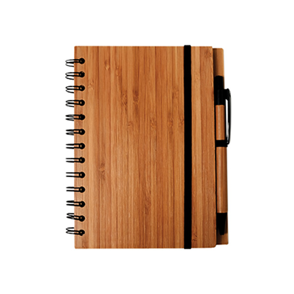 Syracuse Bamboo Cover Notebook 1