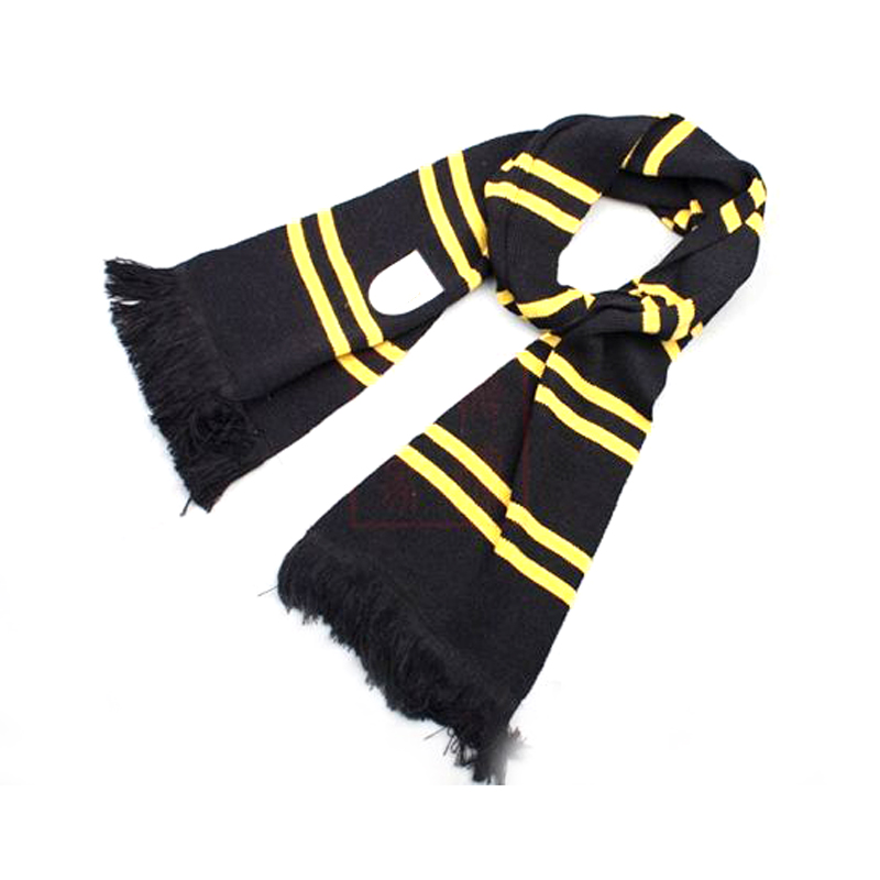 Two-Tone Fleece Knit Scarf With Fringe 3