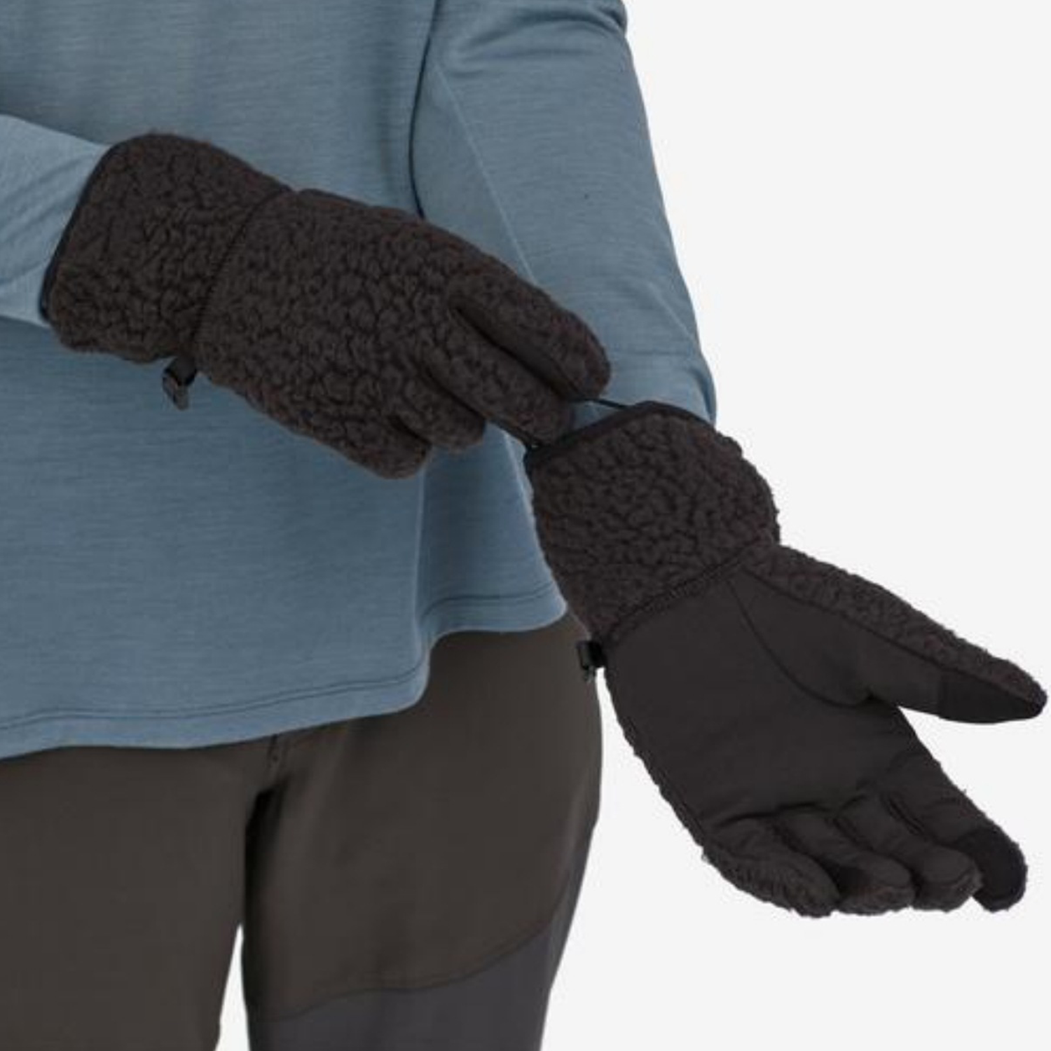 Lamb wool cold-proof gloves 4