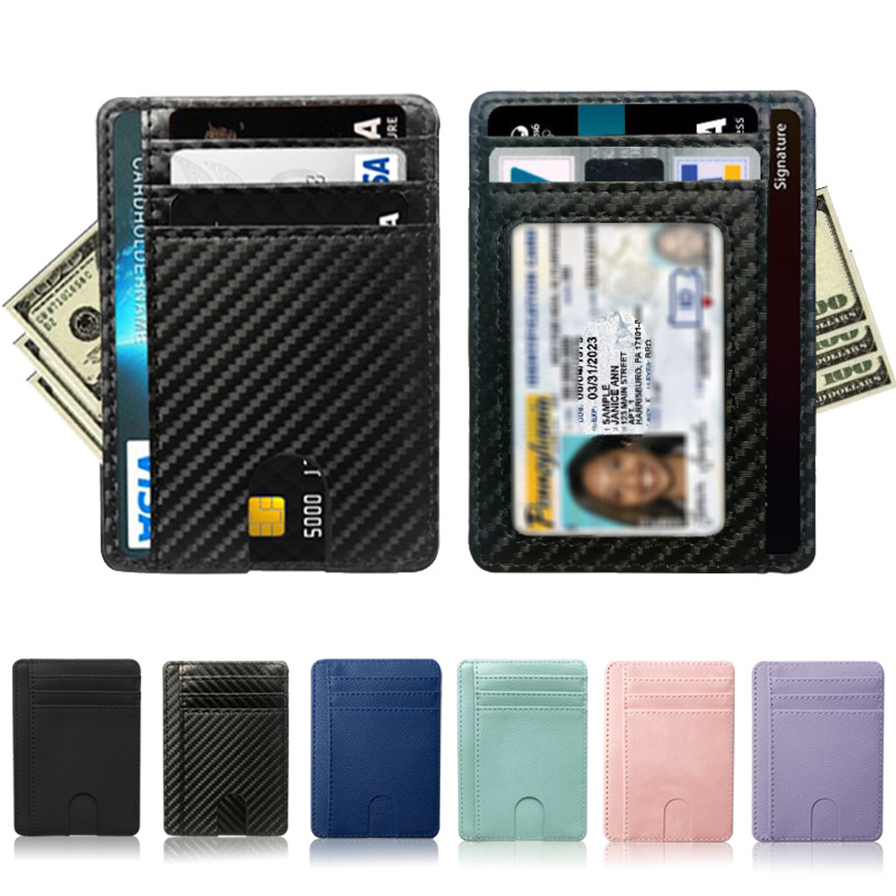 Credit Card Sleeves Case Wallet 2