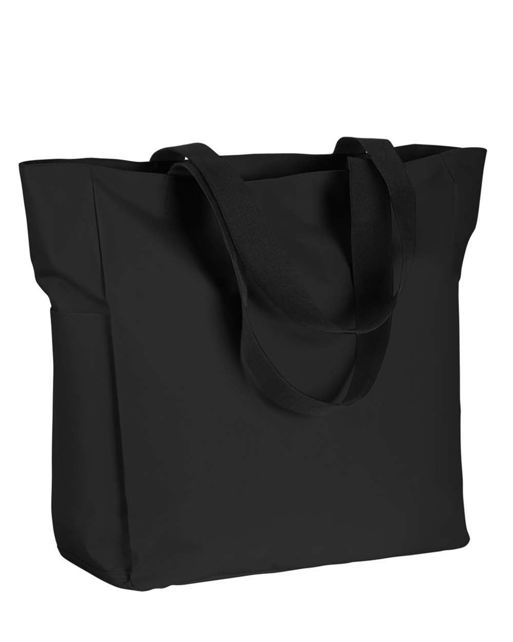 Polyester Zip Tote - BE080, custom tote bag with logo imprint 4