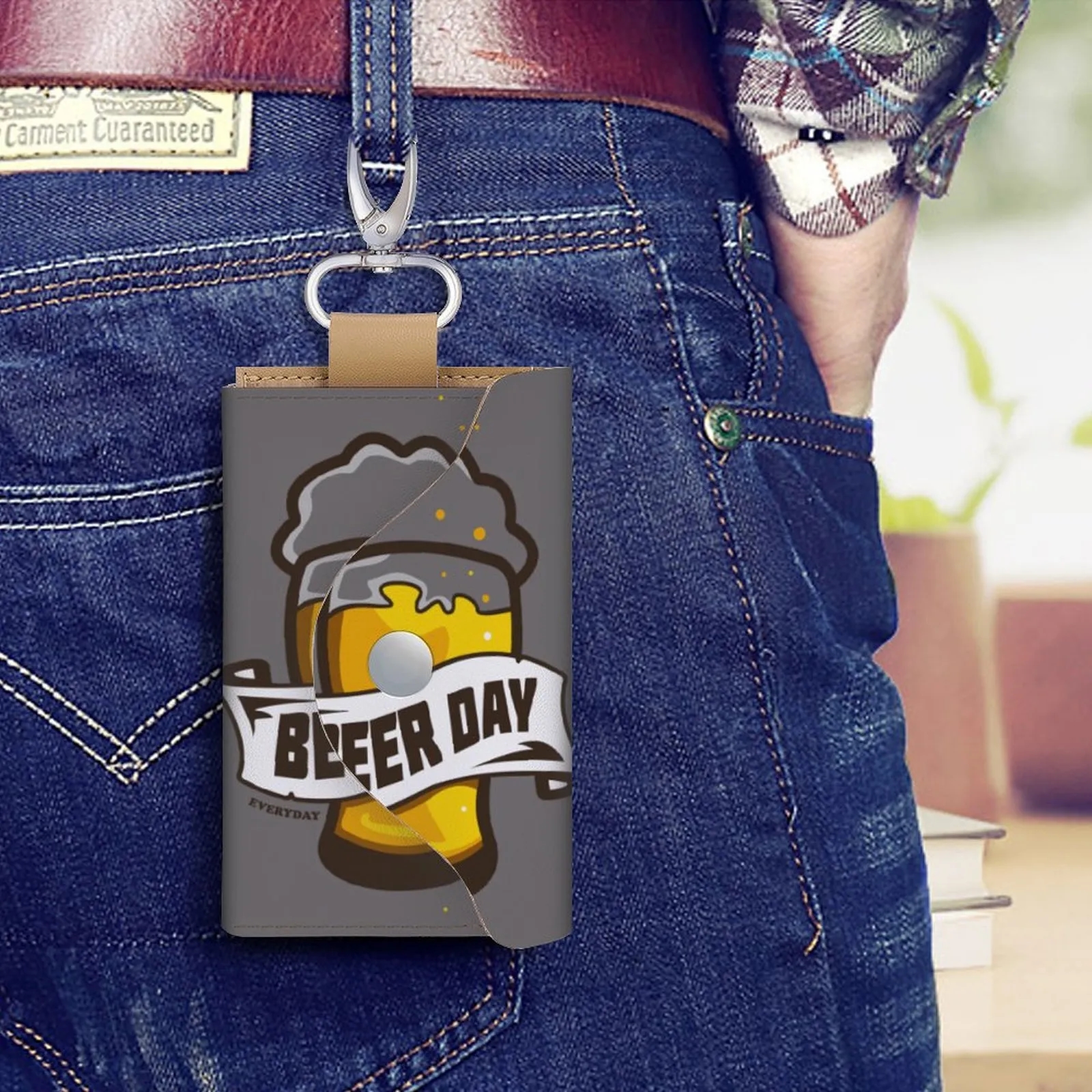 Custom Leather Key Pouch with Logo Bulk Wholesale for Promotional Gifts 1