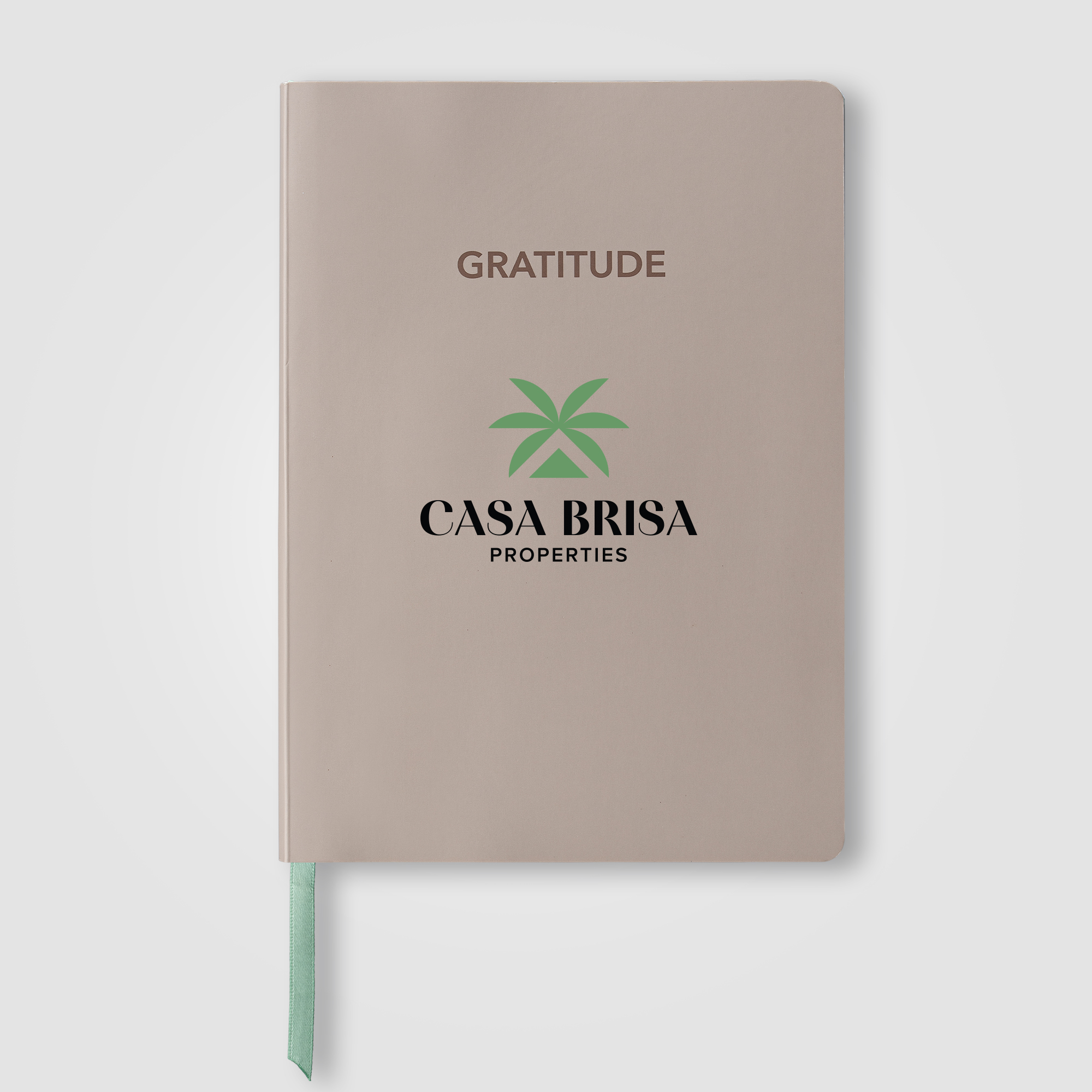 Gaia FSC Paper Ribbon Marker Gratitude Journal - A5