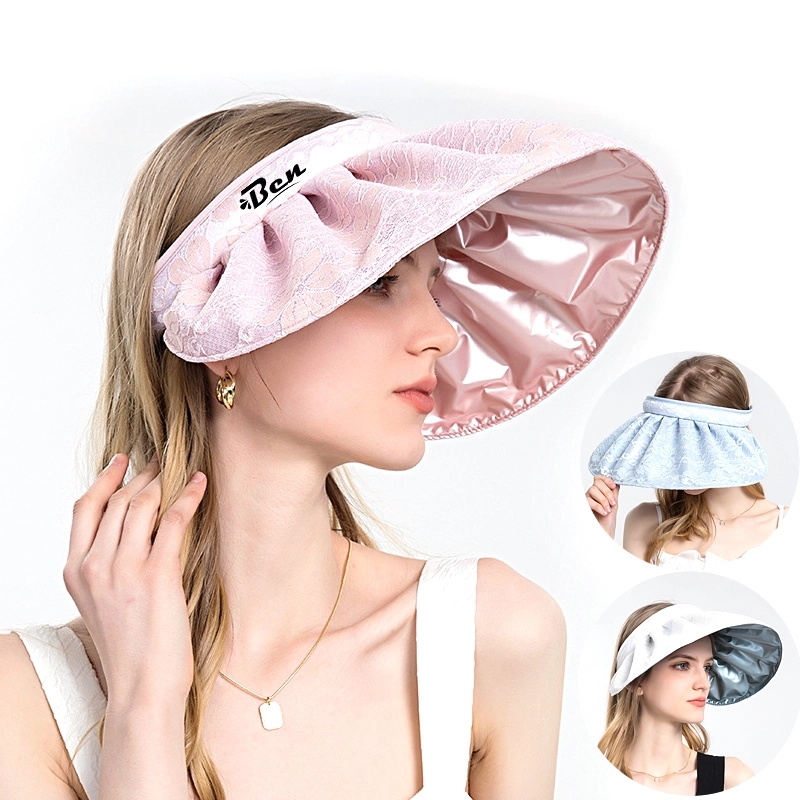 Empty Visor Cap For Women Wide Beach Sun Hats 1