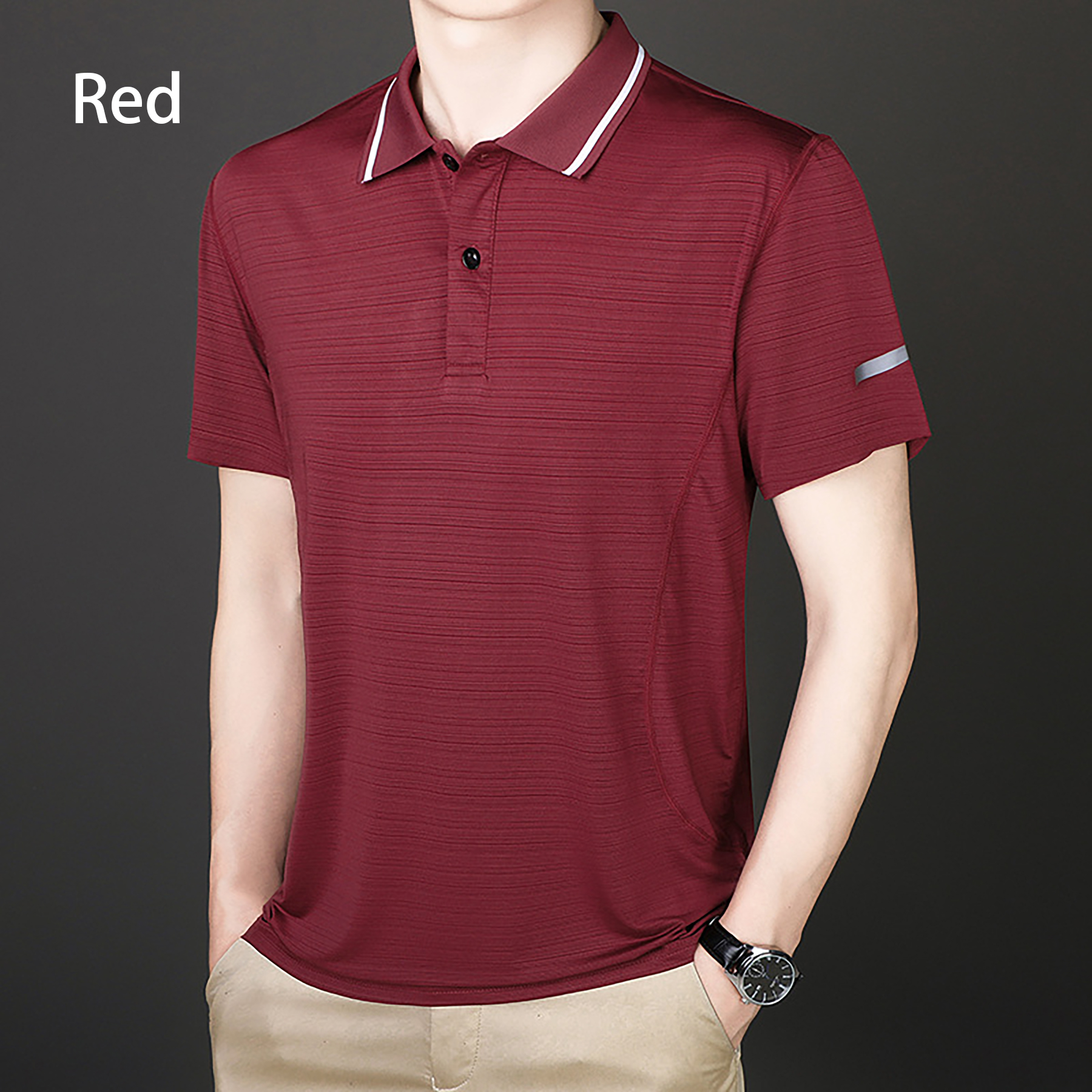 Lightweight & Soft Quick Dry Short Sleeve Polo Shirt for Outdoor Sport 12