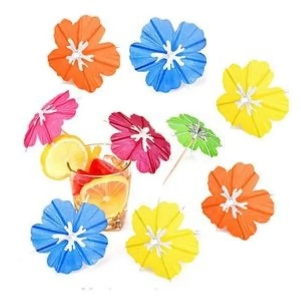 Decorative Cocktail Umbrella Toothpicks 1
