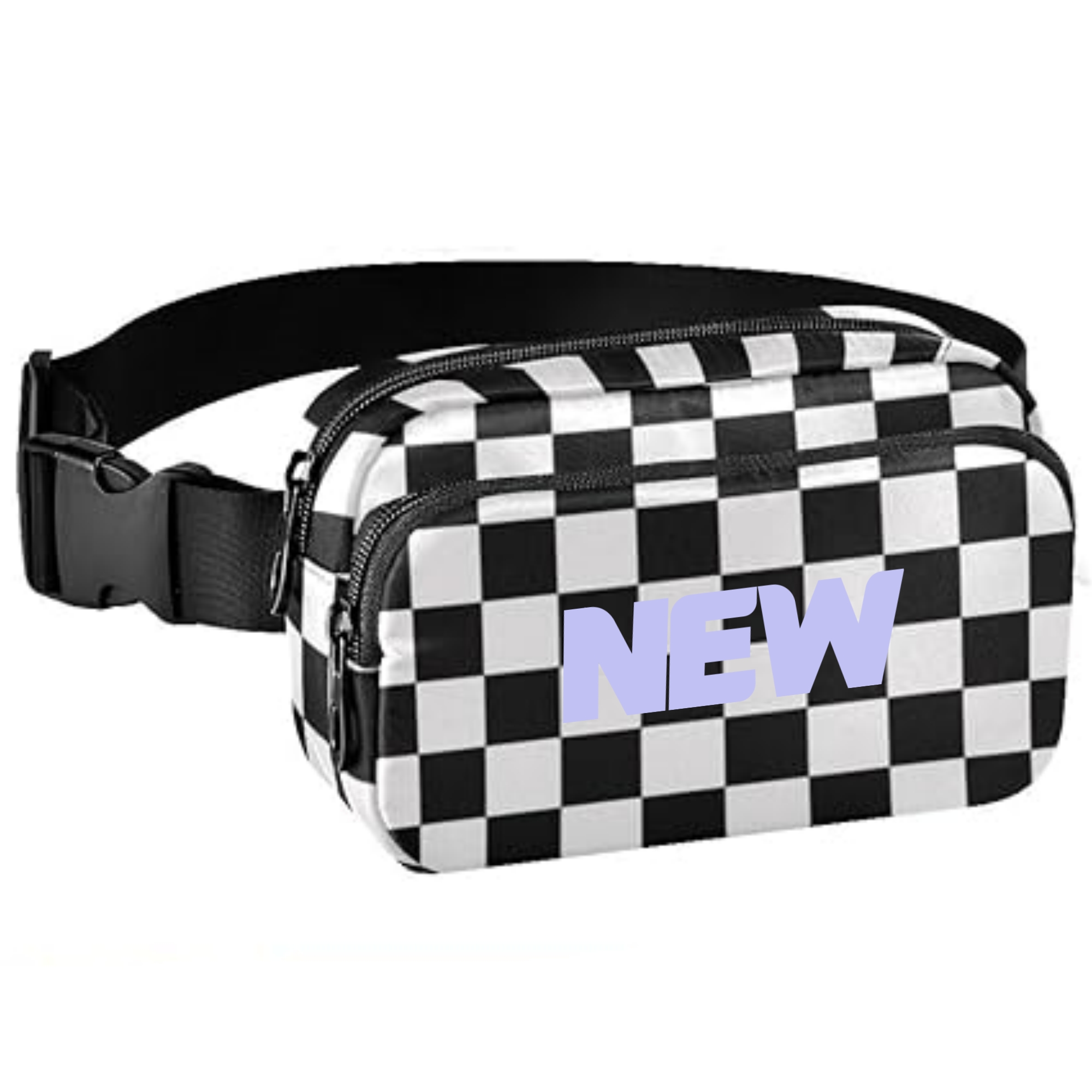 Checkered Fanny Pack Adjustable 1