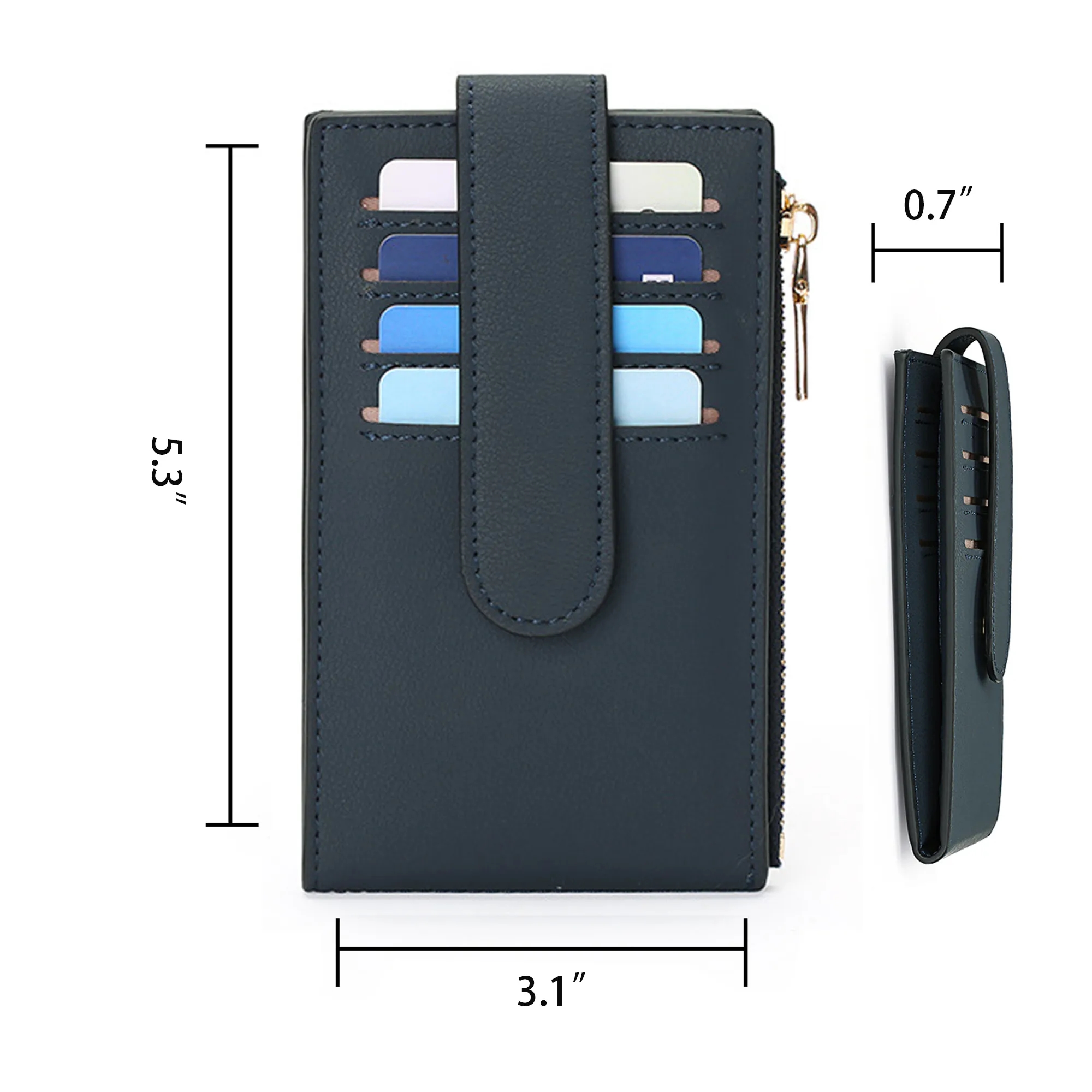 Women's multifunctional vertical wallet 1