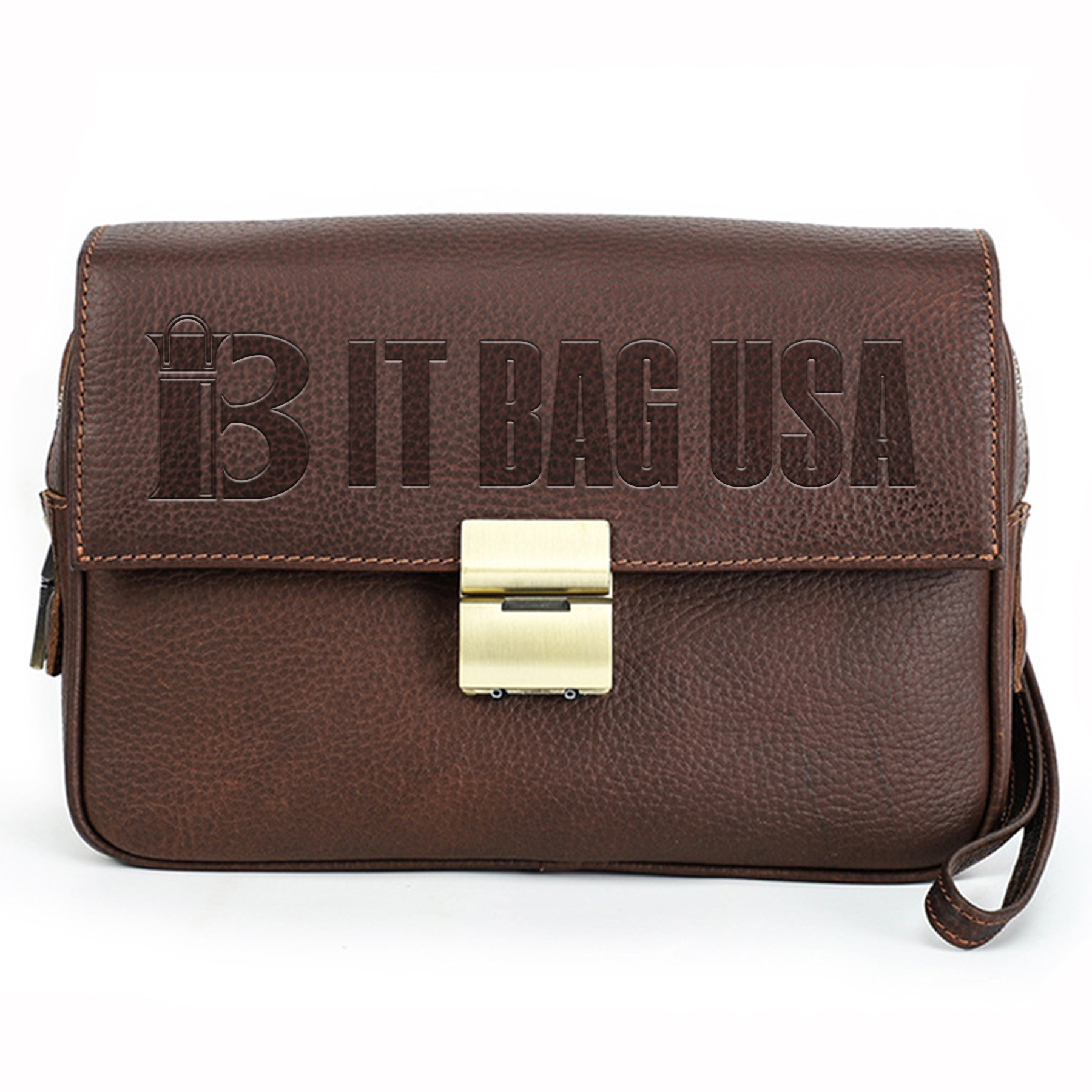 Genuine Leather High end anti-theft Combination lock bag 2
