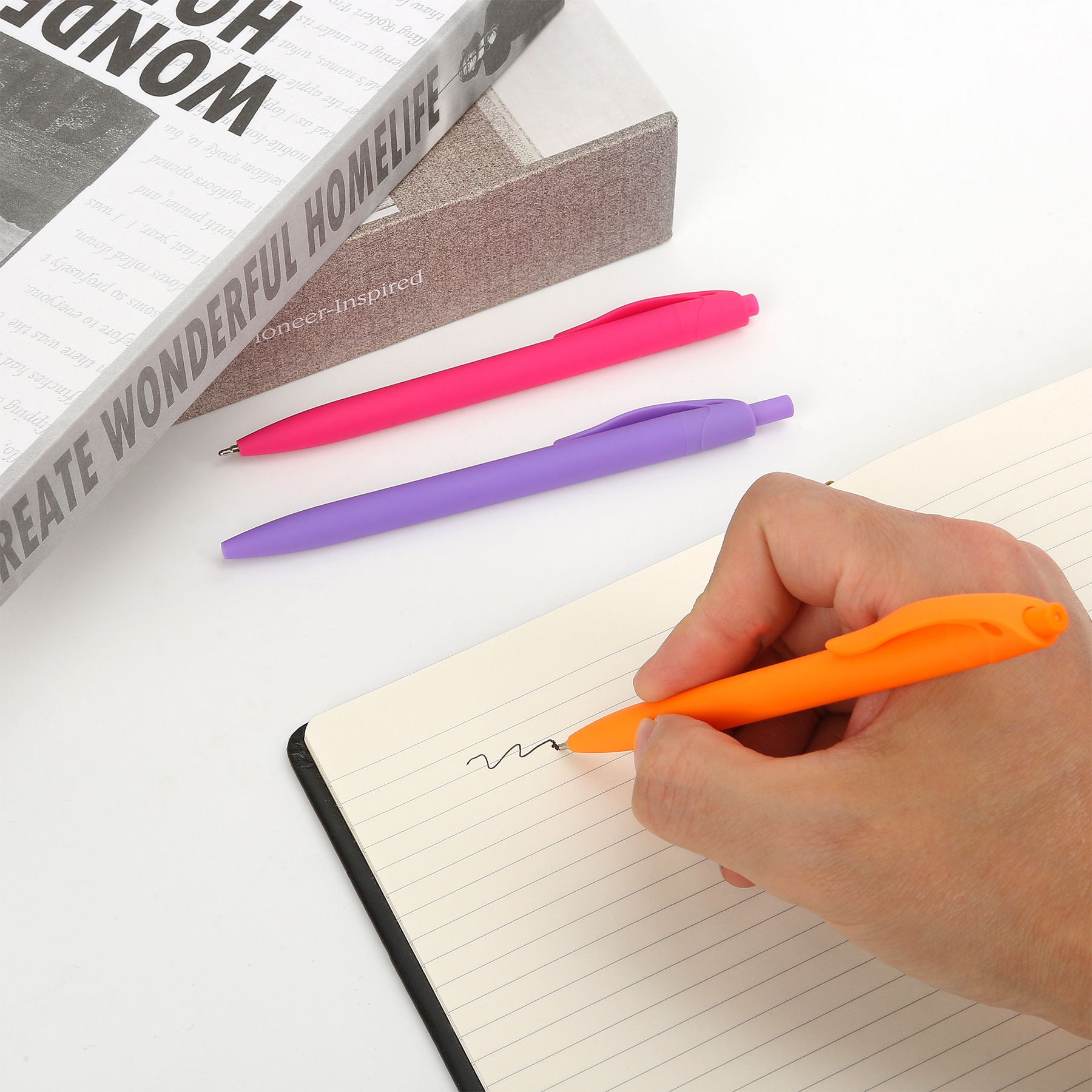 Sleek Write Rubberized Pen 10