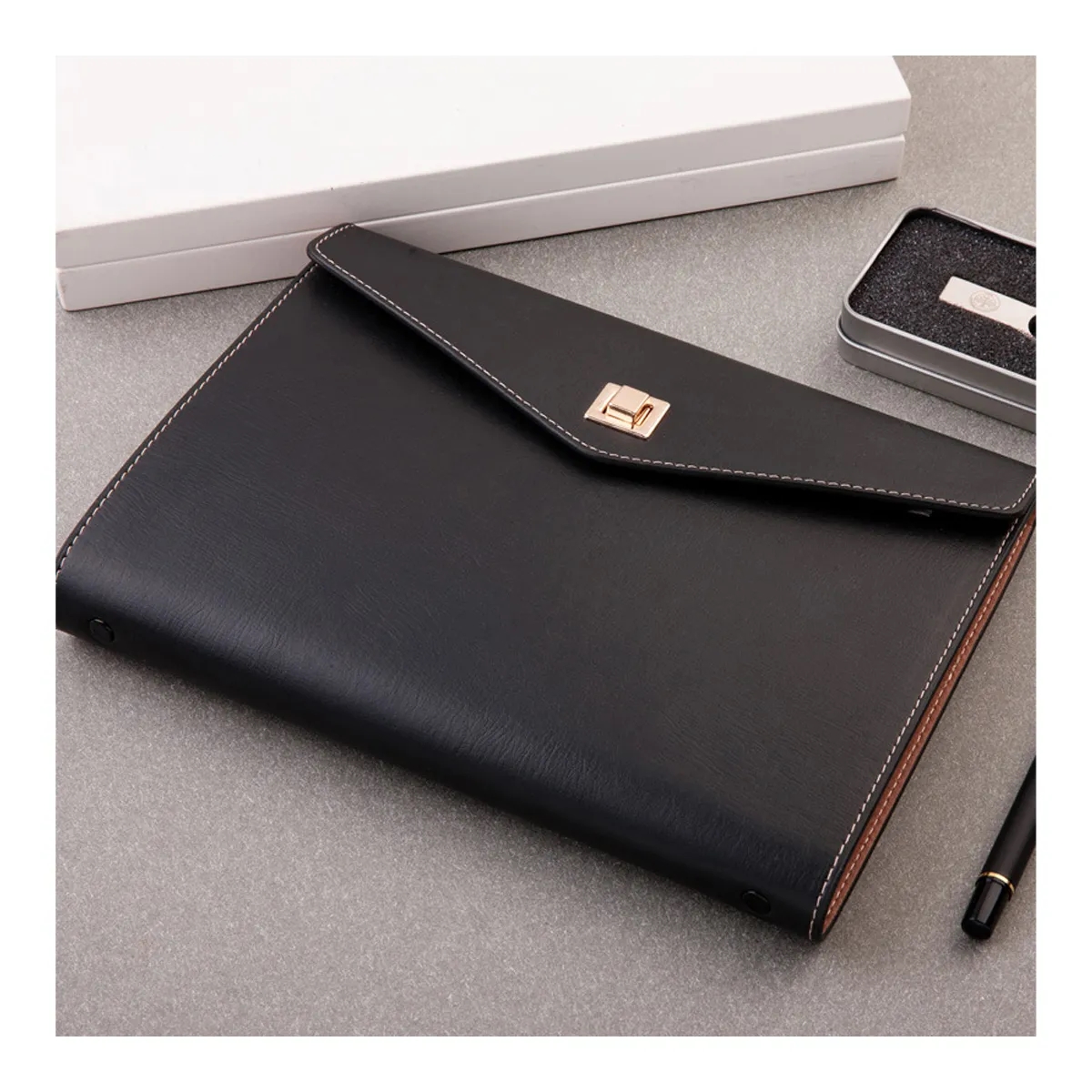 Soft Cover A5 Loose-leaf Notebook Business Book 8