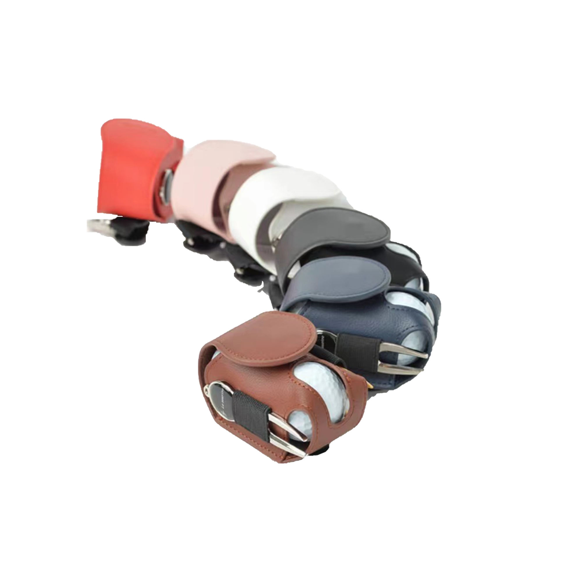 PU Golf Ball Pouch 3