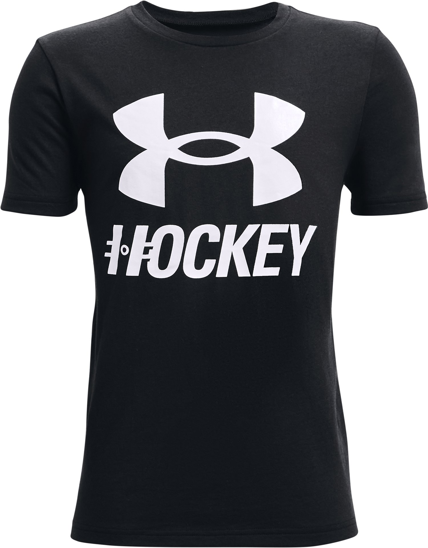 Boys' UA Big Logo Hockey Short Sleeve  3