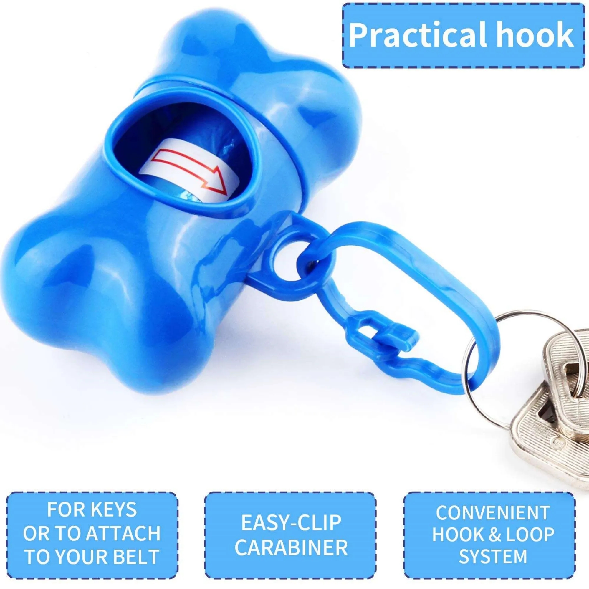 Dog Poop Bag Eco-friendly Pet Bone Rubbish Box 12